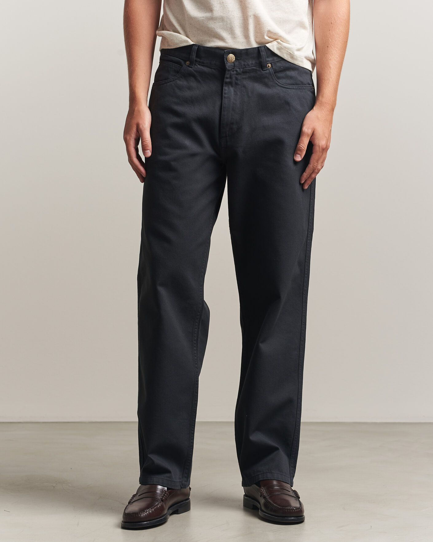 Uomini | Pantaloni | Palmes | Coarse Trousers Black
