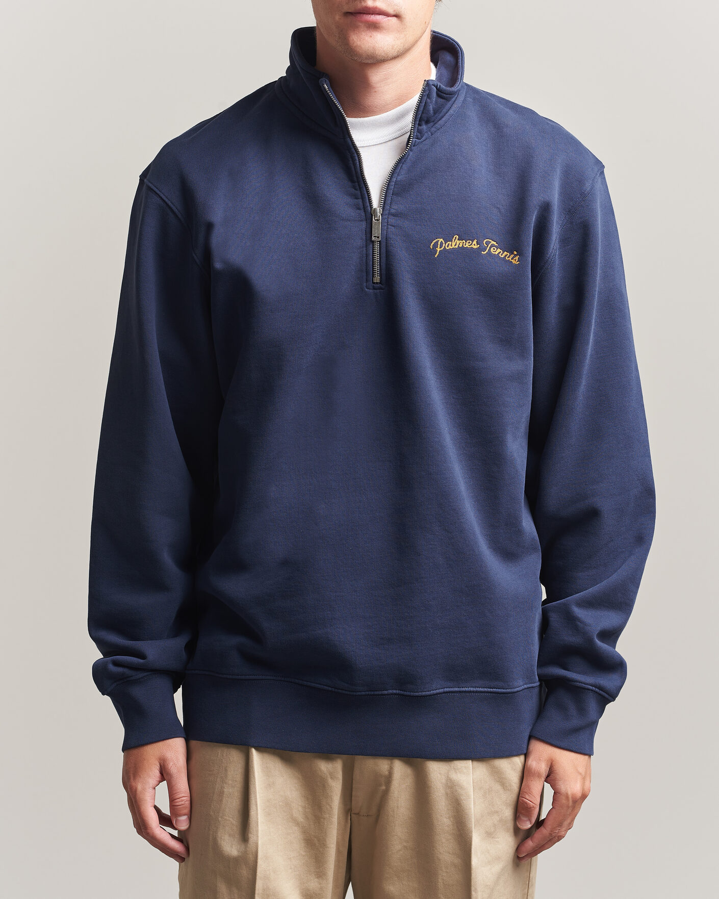 Uomini | Maglieria | Palmes | Western Zip Jacket Navy