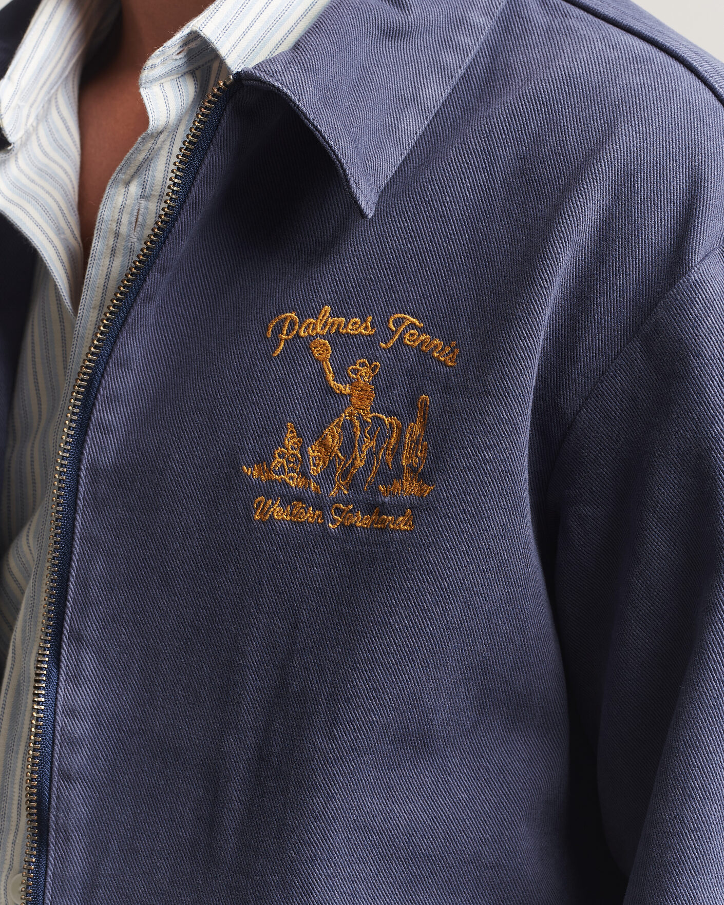 Uomini | Giacche | Palmes | Western Zip Jacket Navy
