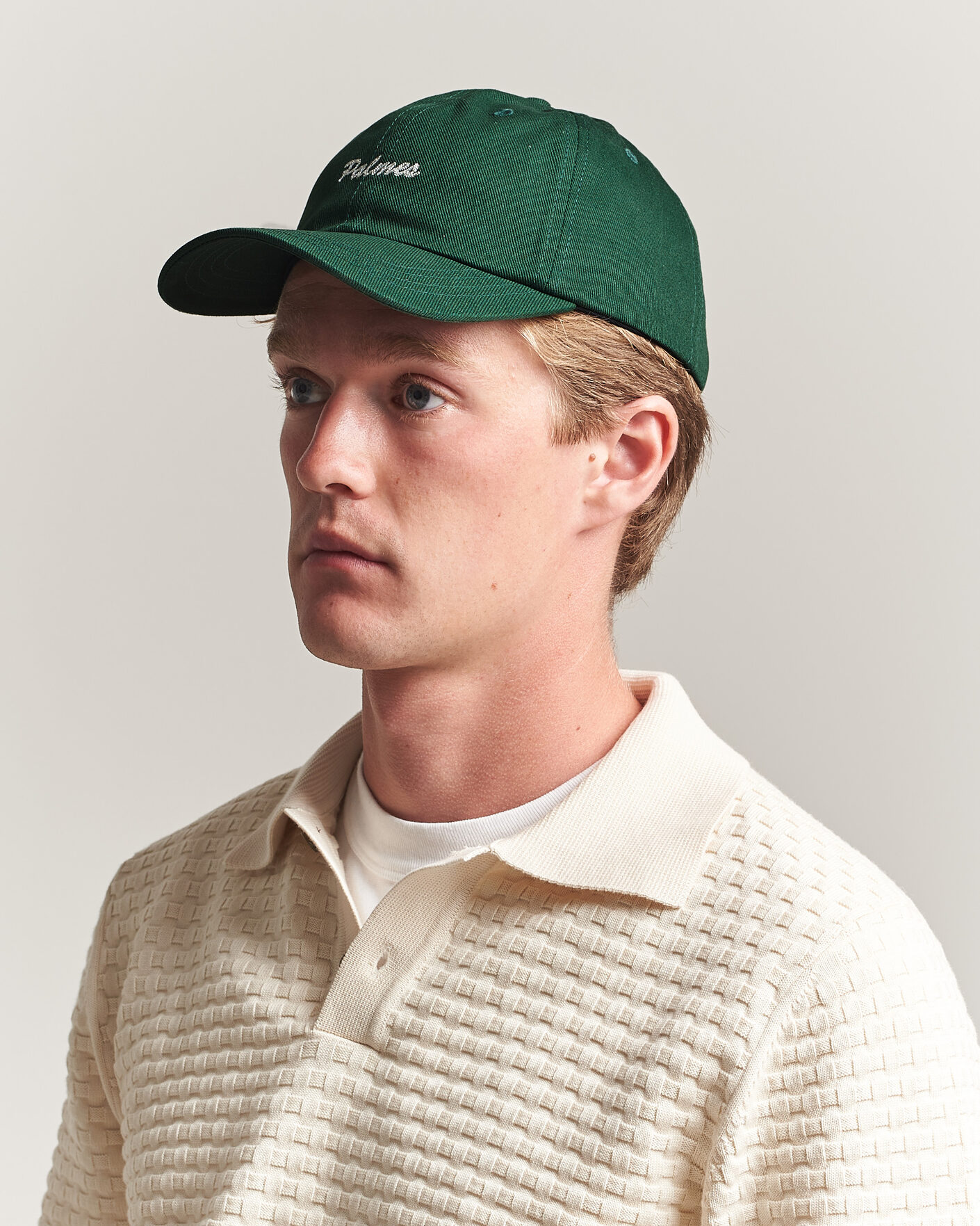 Uomini | Cappelli & Berretti | Palmes | Logo 6-Panel Cap Dark Green