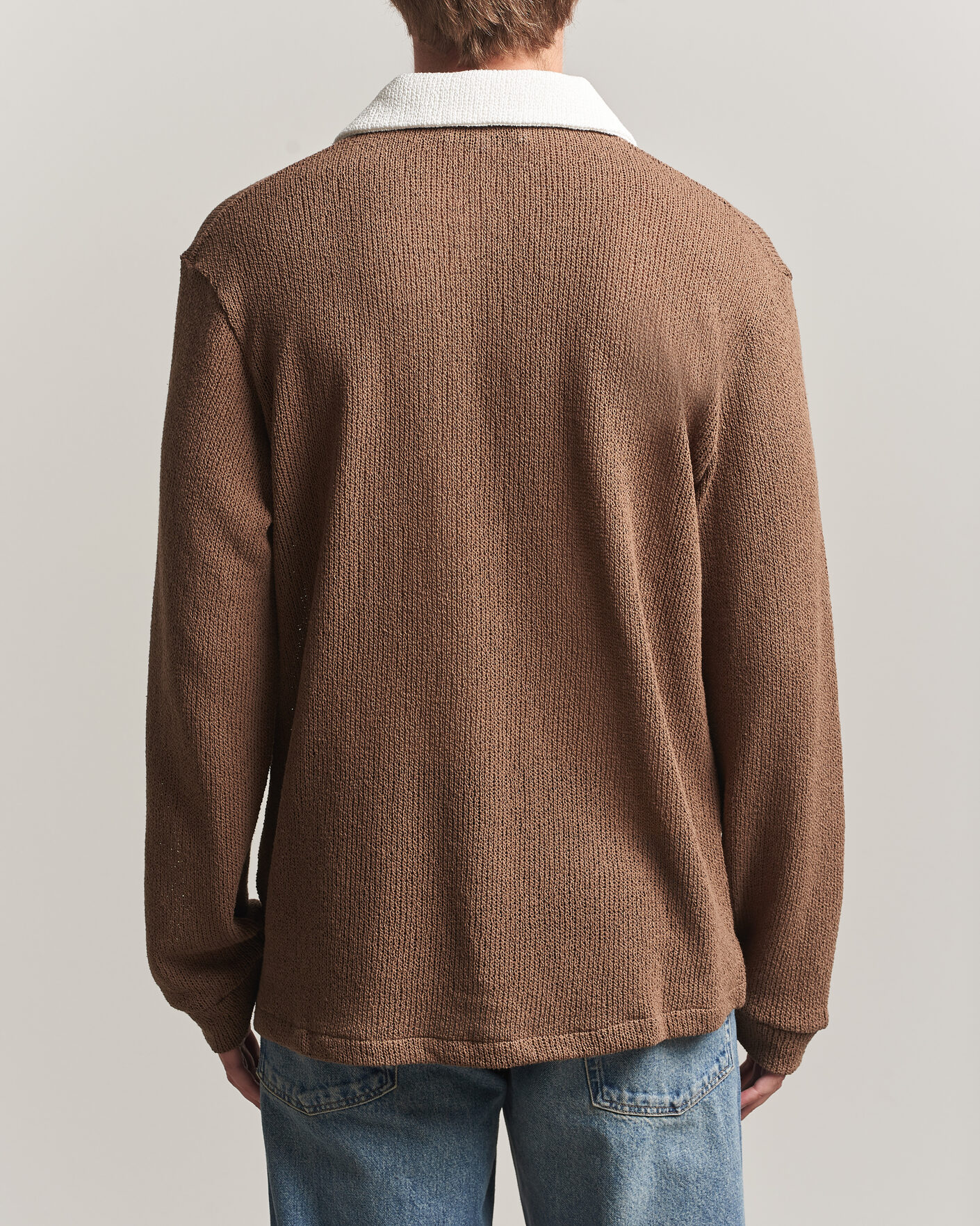 Uomini | Maglieria | Palmes | Knitted Rugby Brown