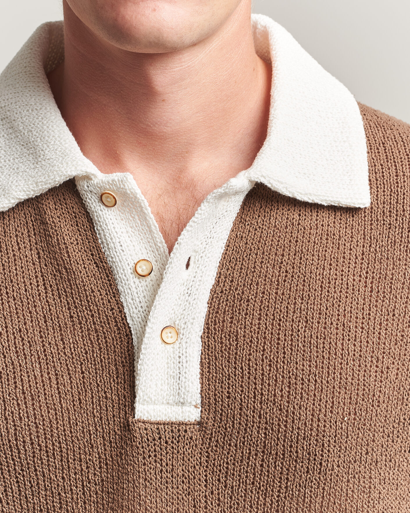 Uomini | Maglieria | Palmes | Knitted Rugby Brown