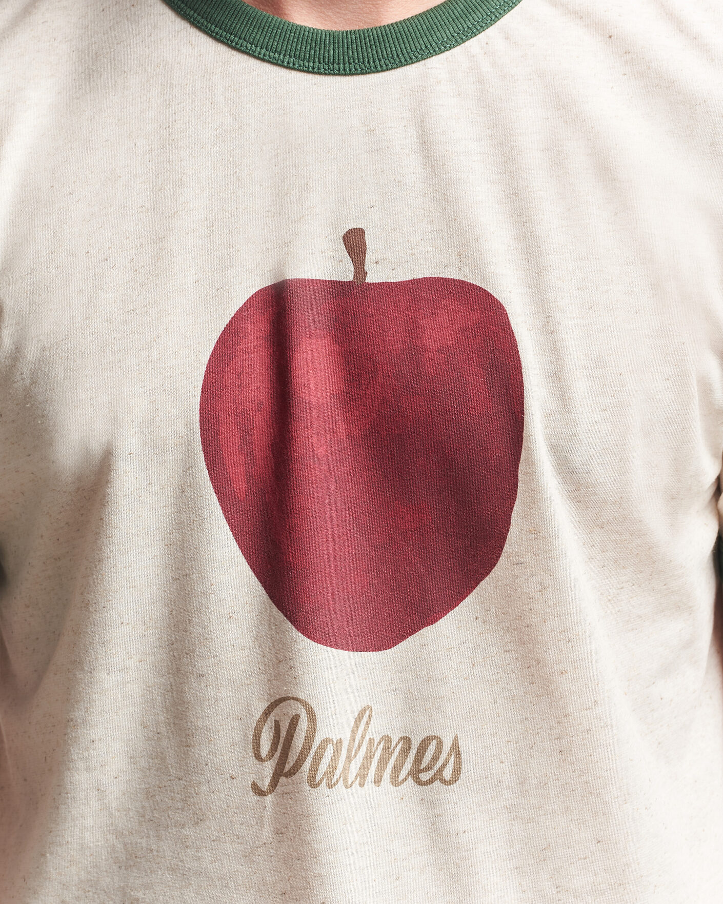 Uomini | T-shirt | Palmes | Apple Ringer T-Shirt Broken White