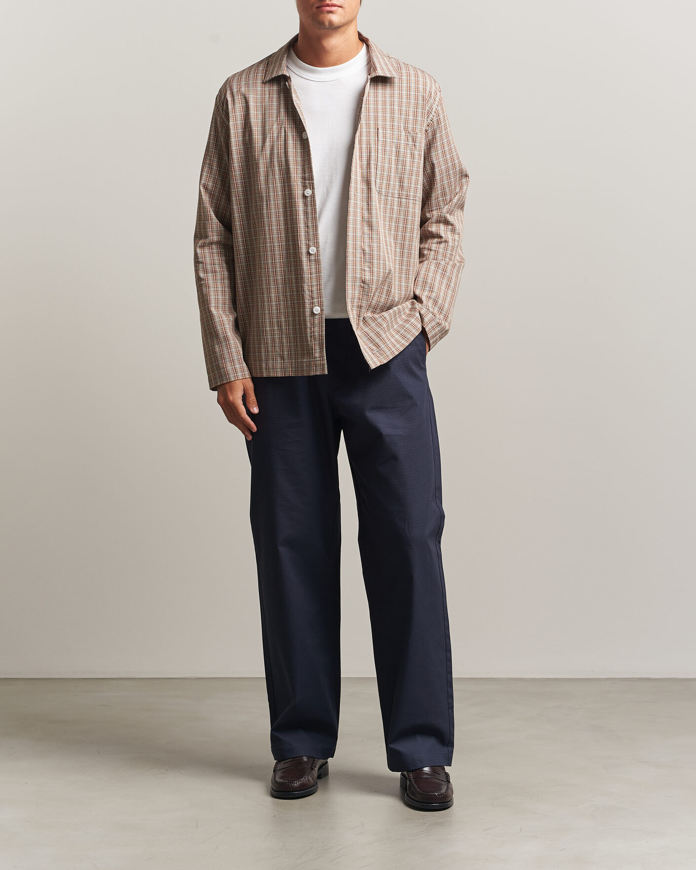 Uomini | Pantaloni | Palmes | Lucien Ripstop Trousers Navy