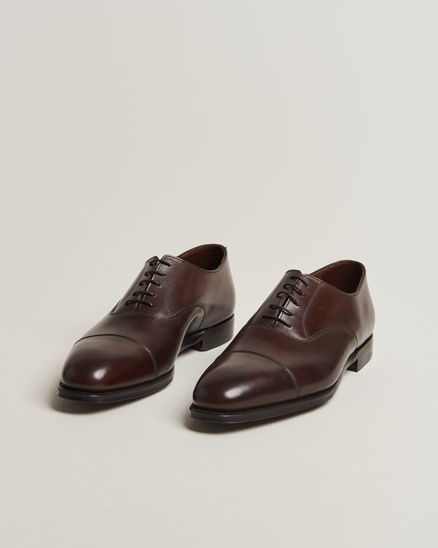 Uomini | Scarpe Oxford | Crockett & Jones | Audley Handgrade Oxford Dark Brown Antique Calf