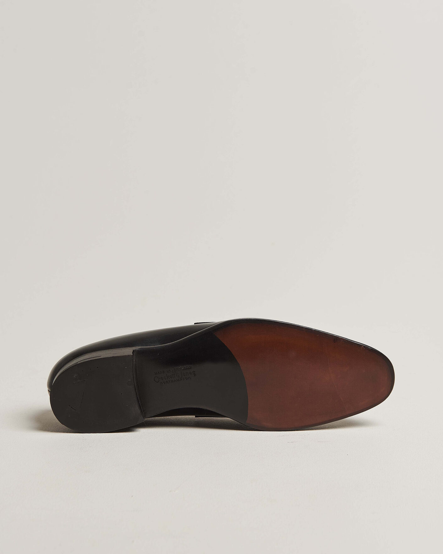Uomini | Mocassini | Crockett & Jones | Crawford Handgrade Penny Loafer Black Calf
