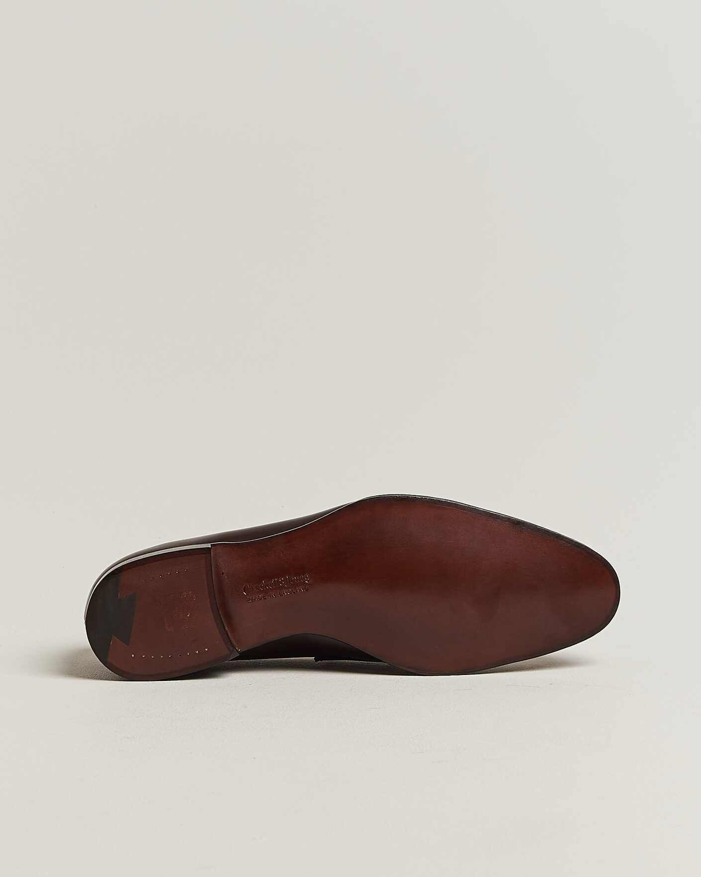 Uomini | Mocassini | Crockett & Jones | Crawford Handgrade Penny Loafer Dk Brown Antique Calf