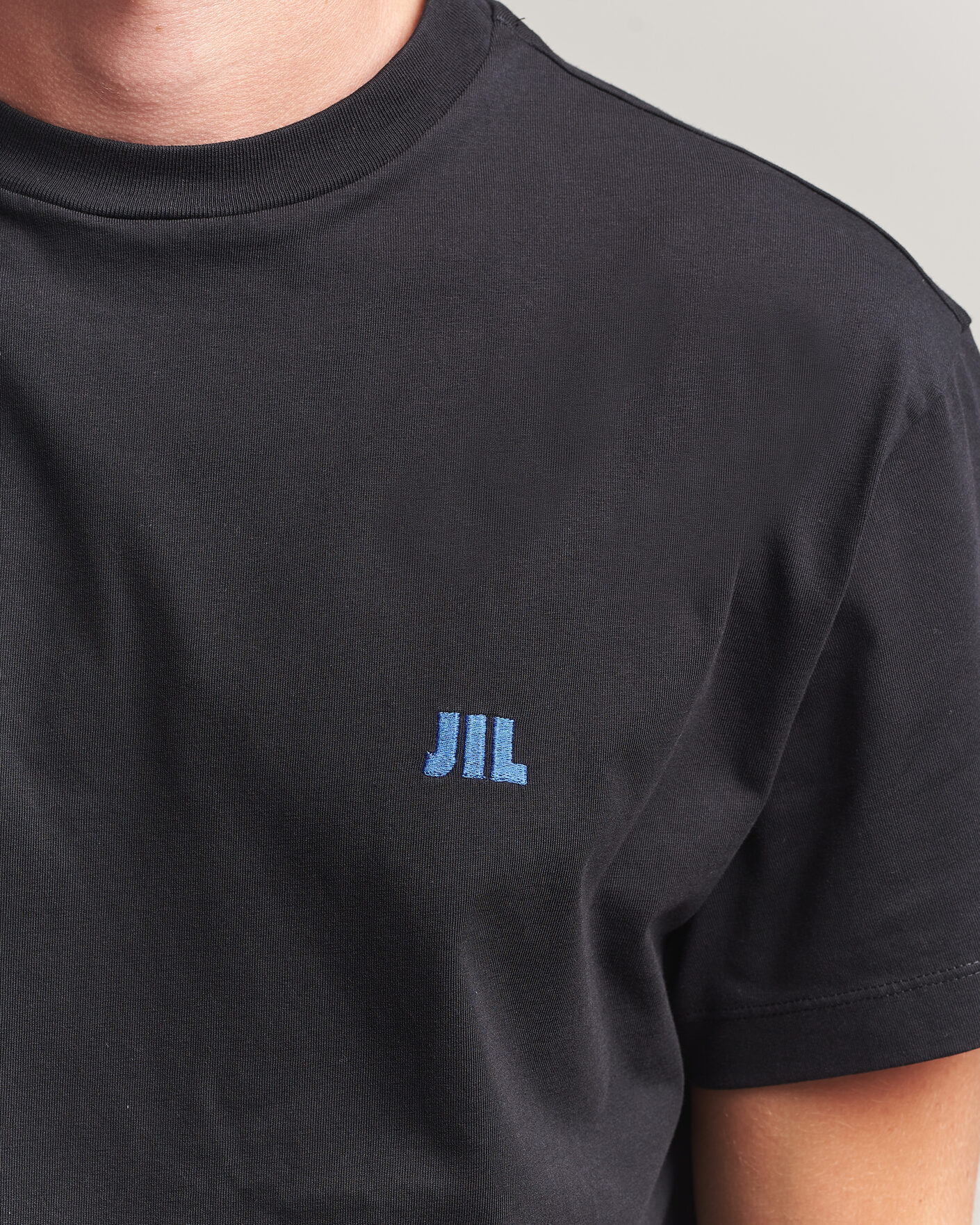 Uomini | T-shirt | Jil Sander | Short Sleeve Jil Logo T-Shirt Black