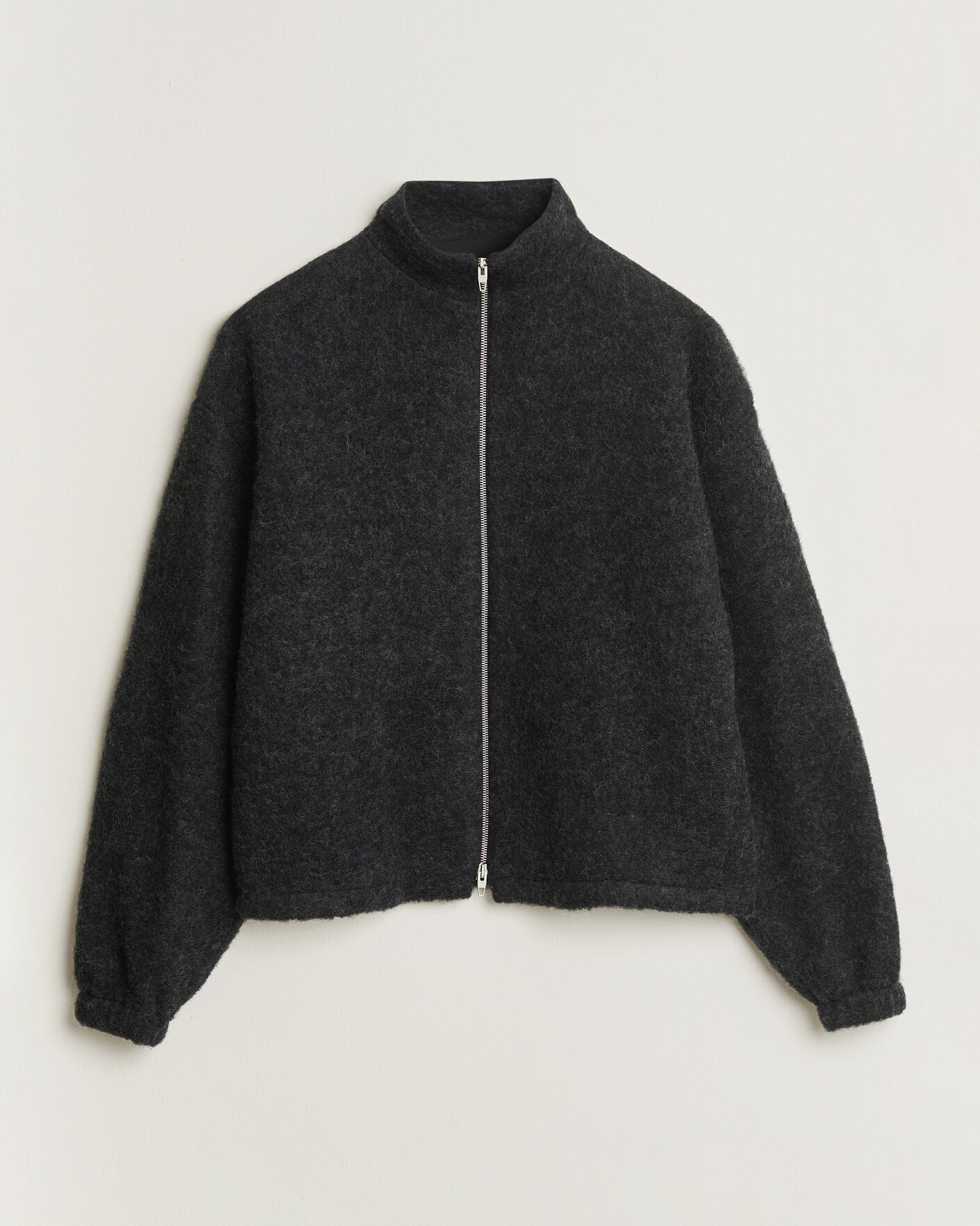Uomini | Giacche | Jil Sander | Full Zip Fleece Jacket Charcoal