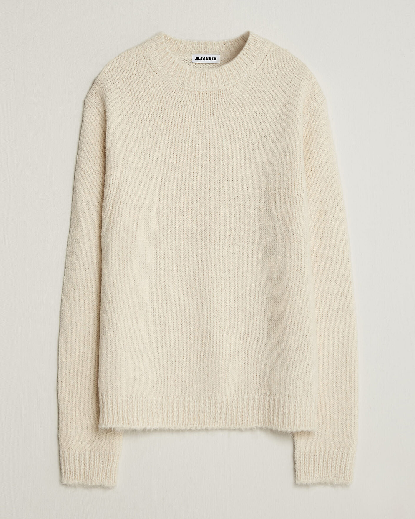 Uomini | Maglieria | Jil Sander | Rib Knit Sweater Off White