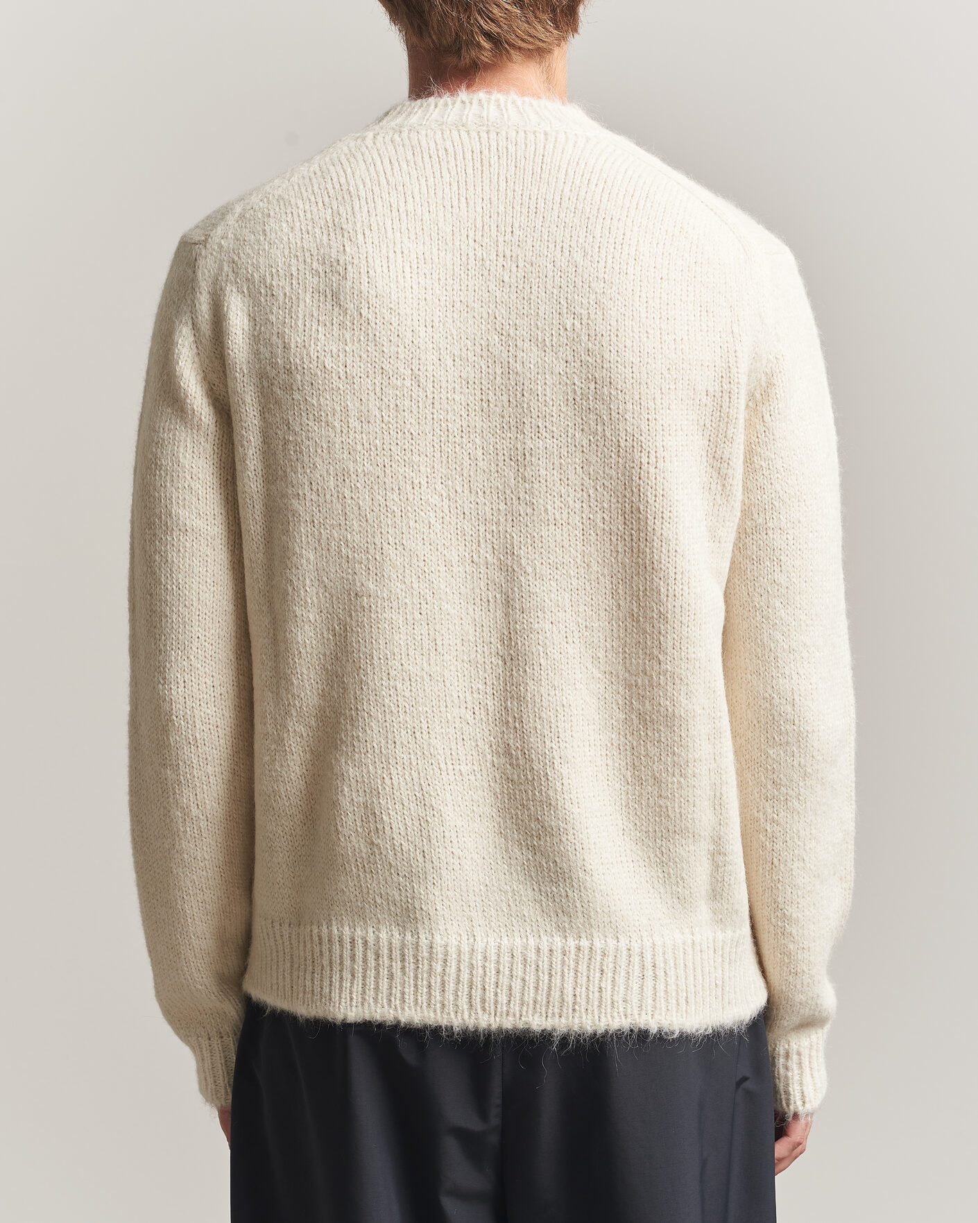 Uomini | Maglieria | Jil Sander | Rib Knit Sweater Off White