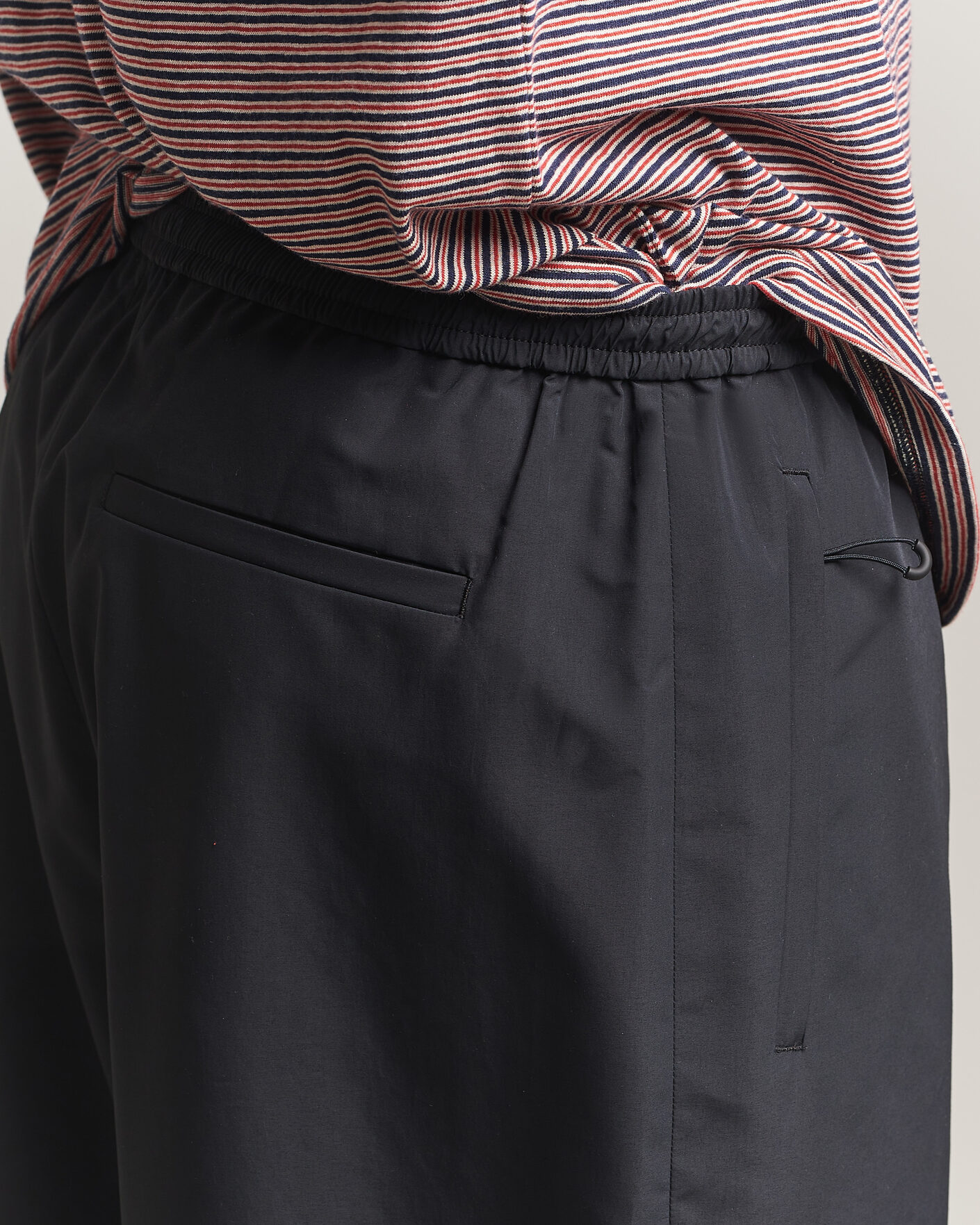 Uomini | Pantaloni | Jil Sander | Drawstring Trousers Black