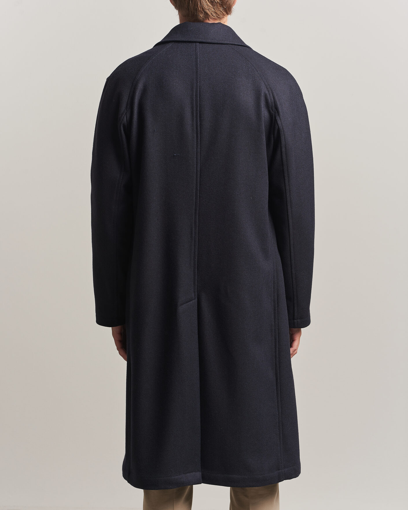 Uomini | Giacche | L.B.M. 1911 | Wool/Cashmere Raglan Coat Navy