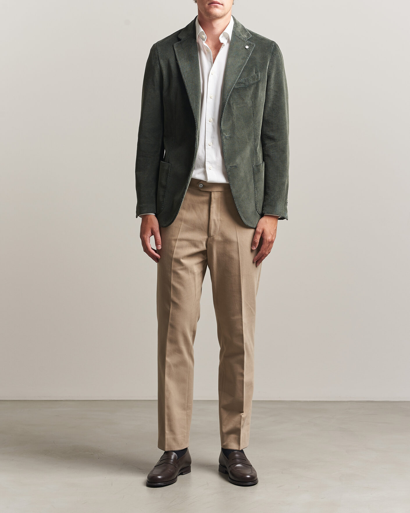 Uomini | Blazers | L.B.M. 1911 | Jack Corduroy Blazer Soft Green