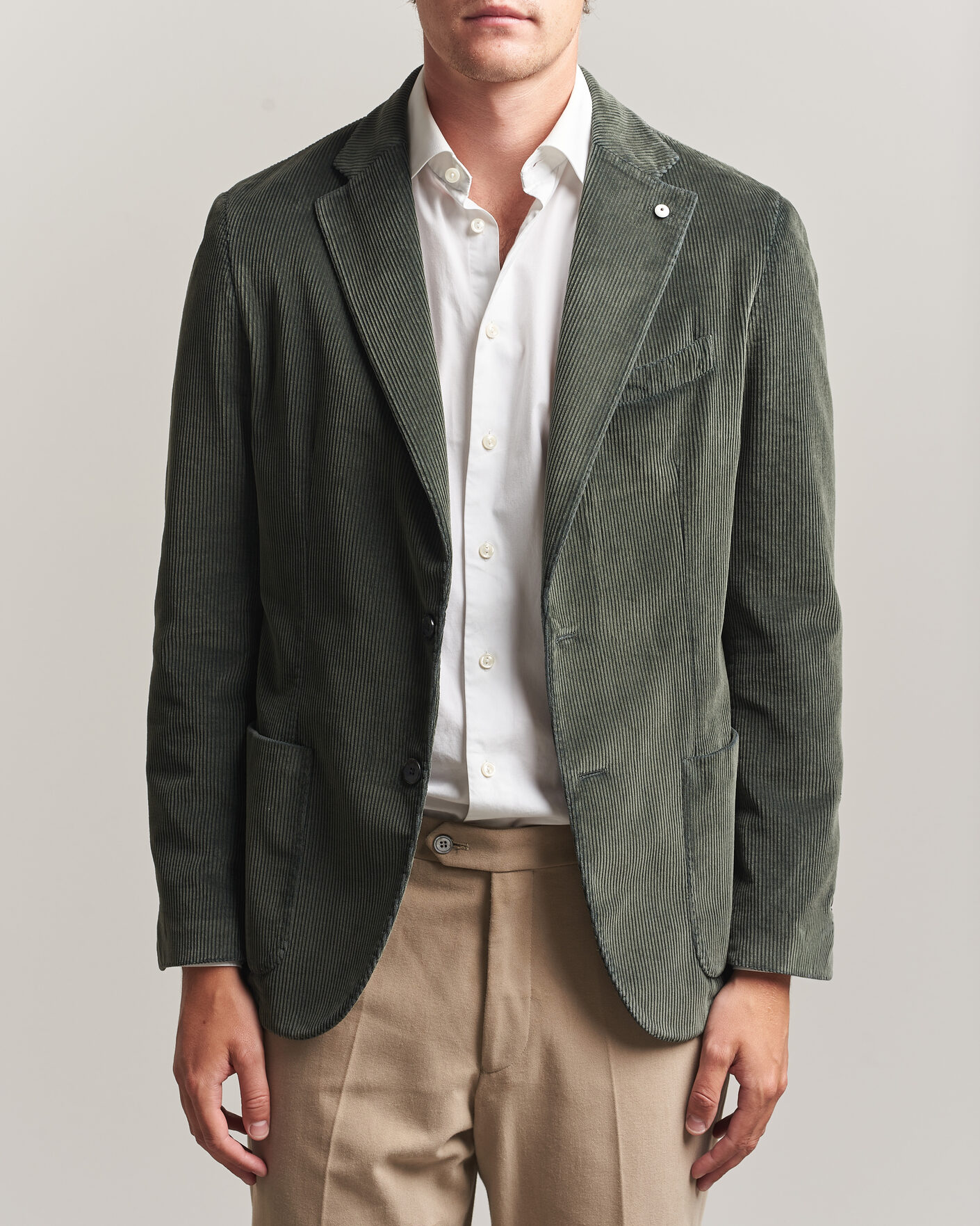 Uomini | Blazers | L.B.M. 1911 | Jack Corduroy Blazer Soft Green