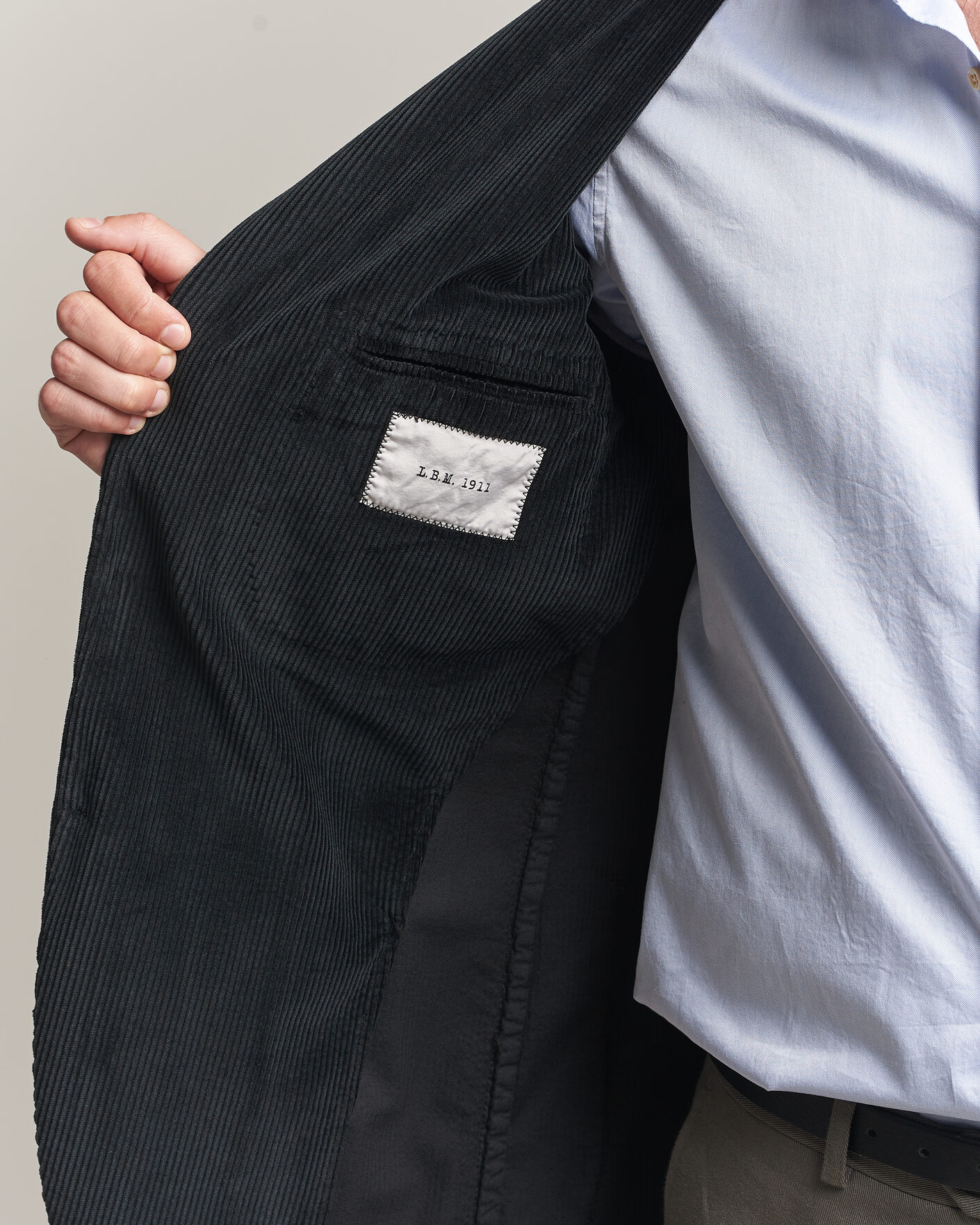 Uomini | Blazers | L.B.M. 1911 | Jack Corduroy Blazer Black