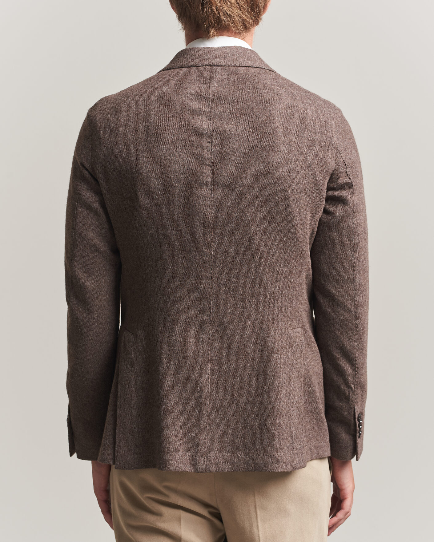 Uomini | Blazers | L.B.M. 1911 | Jack Knitted Cashmere Mix Blazer Brown
