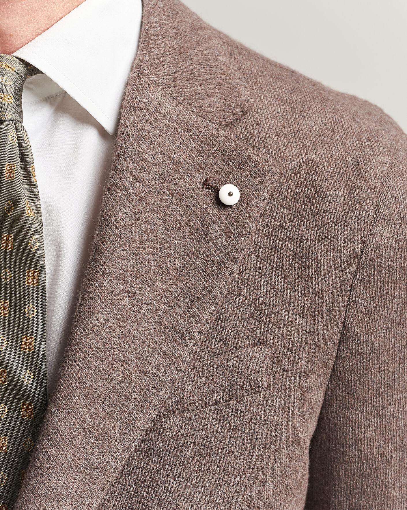 Uomini | Blazers | L.B.M. 1911 | Jack Knitted Cashmere Mix Blazer Brown