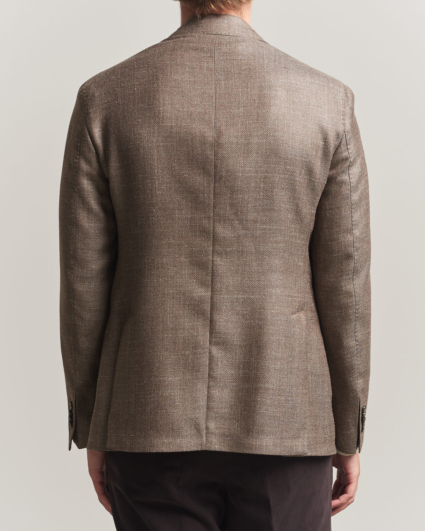 Uomini | Blazers | L.B.M. 1911 | Jack Wool/Silk Hopsack Blazer Brown