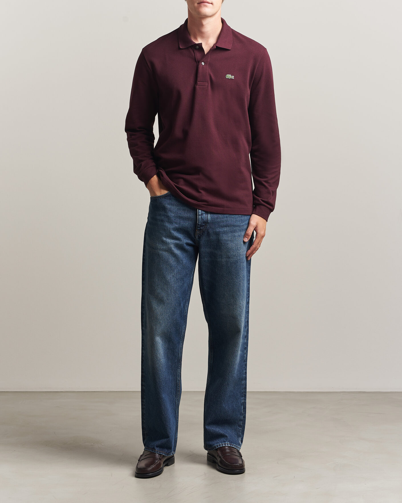 Uomini | Polo | Lacoste | Original Long Sleeve Polo Piké Oxalis