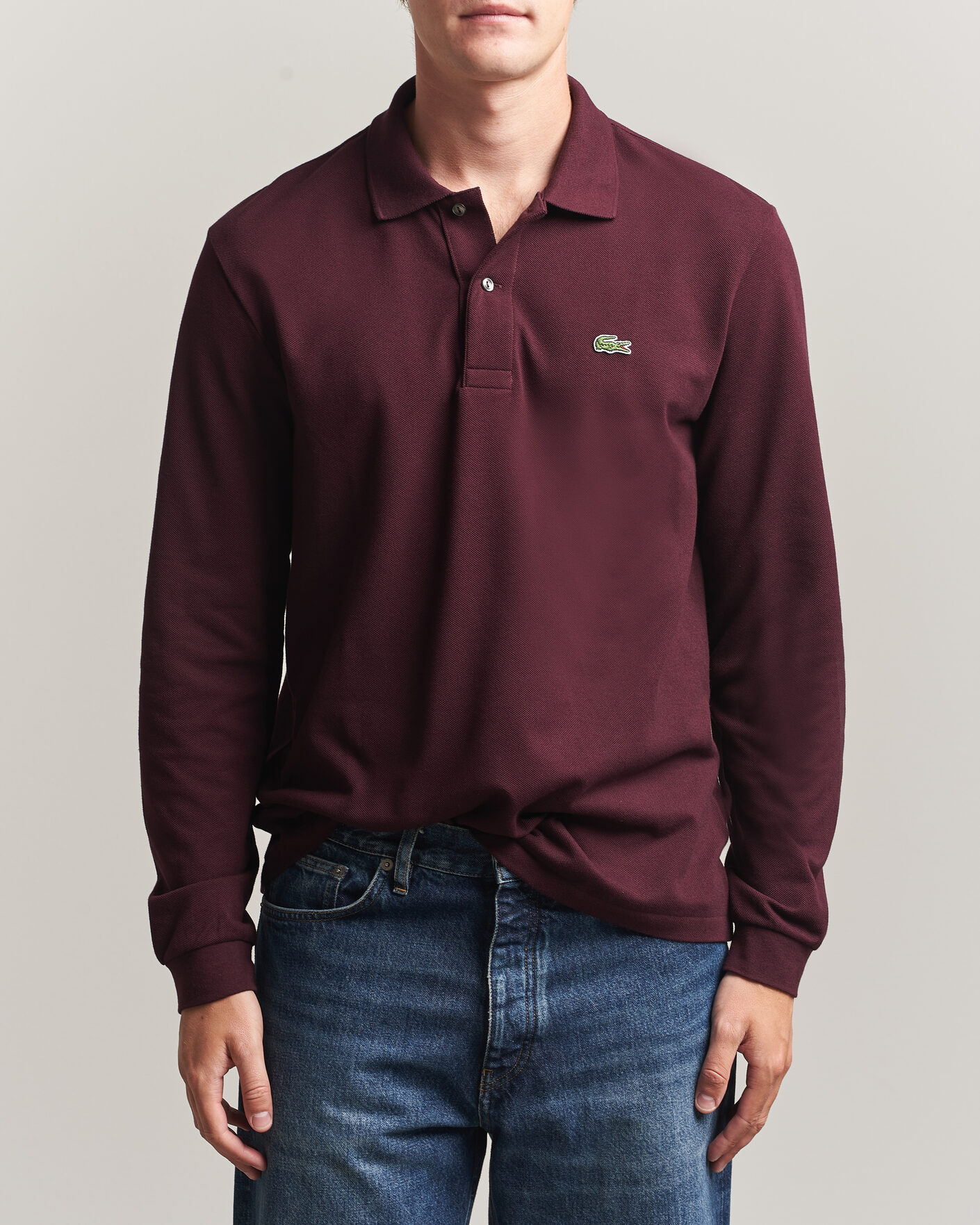 Uomini | Polo | Lacoste | Original Long Sleeve Polo Piké Oxalis