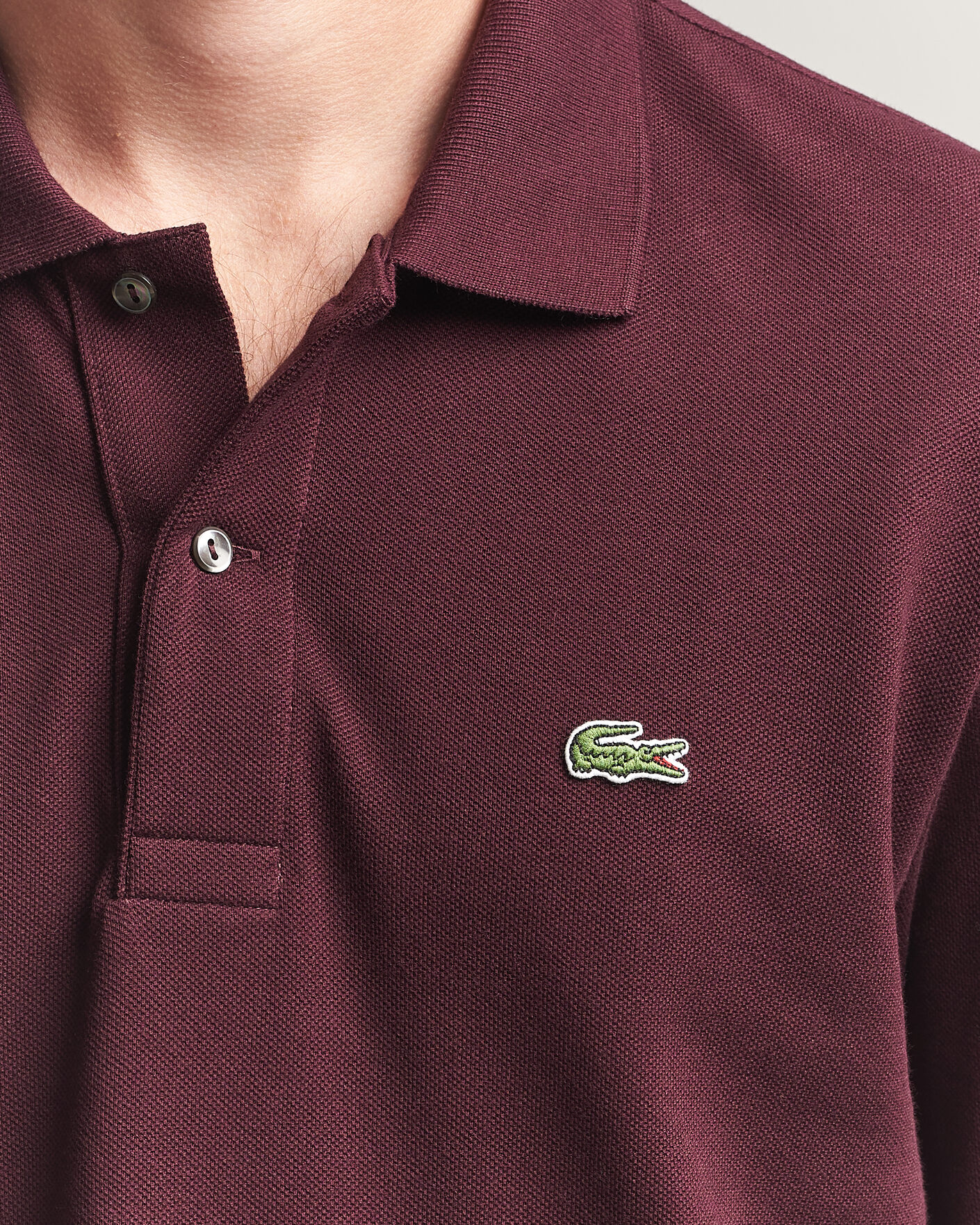 Uomini | Polo | Lacoste | Original Long Sleeve Polo Piké Oxalis