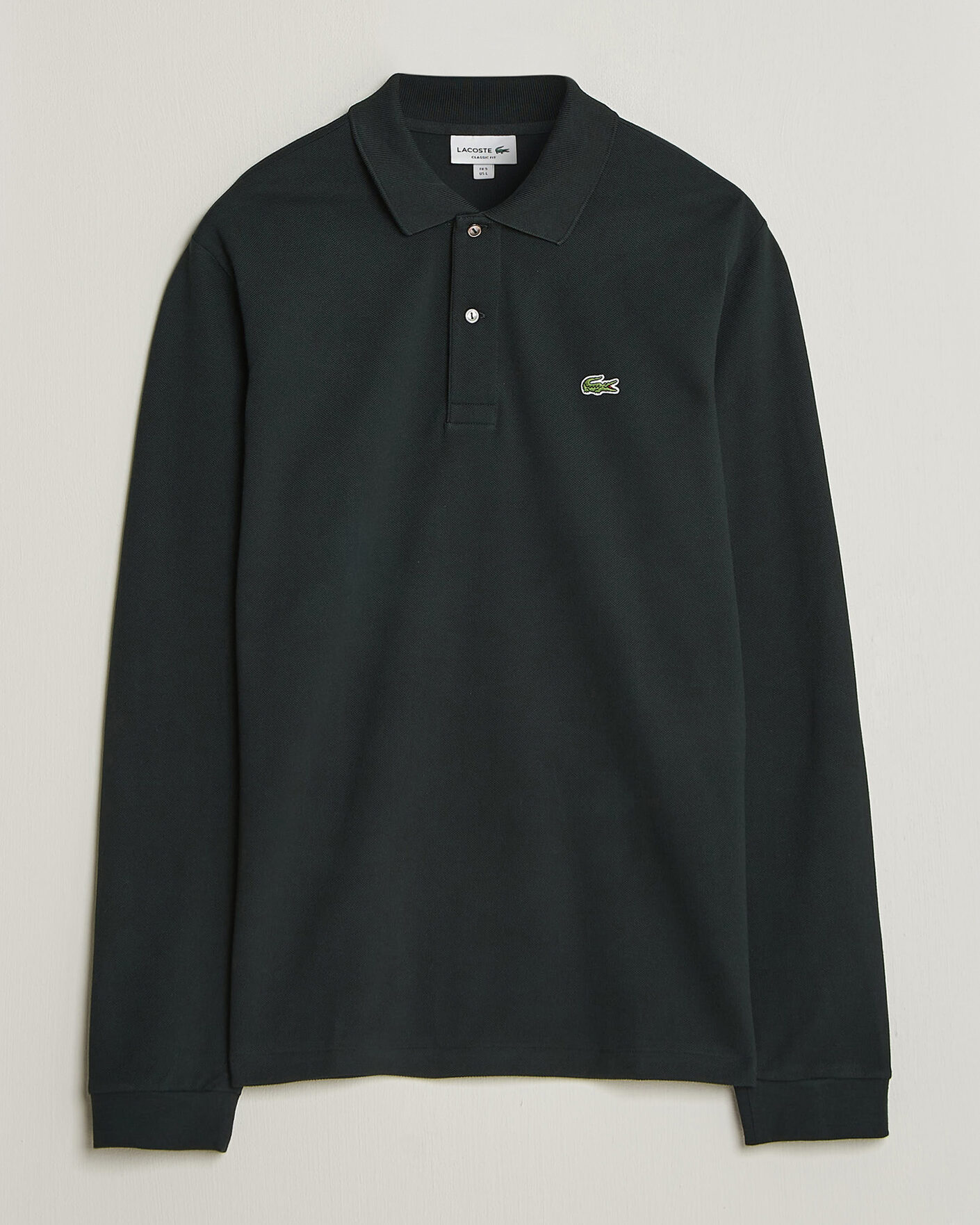 Uomini | Polo | Lacoste | Original Long Sleeve Polo Piké Dark Varech
