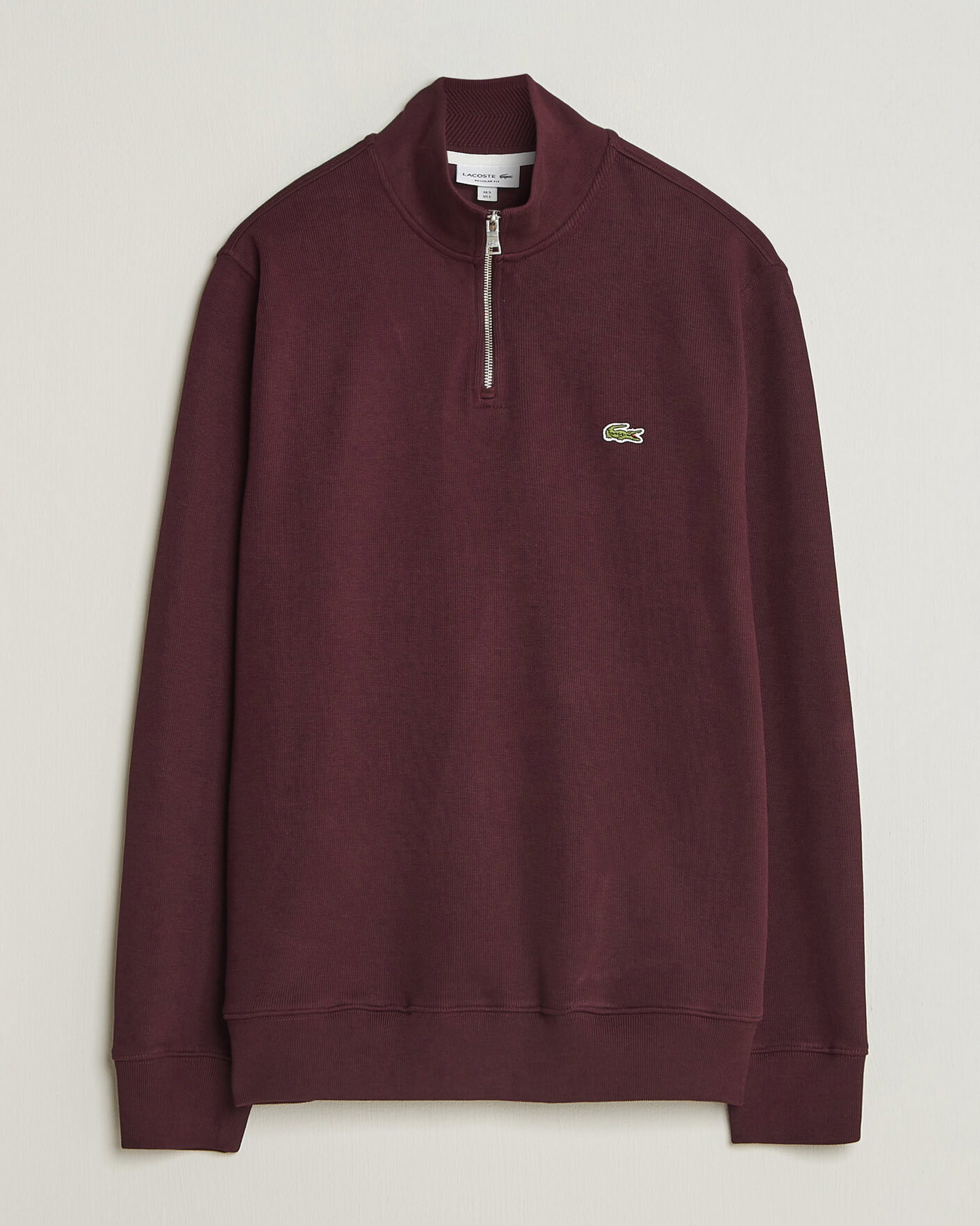 Uomini | Maglieria | Lacoste | Rib Interlock Half Zip Oxalis
