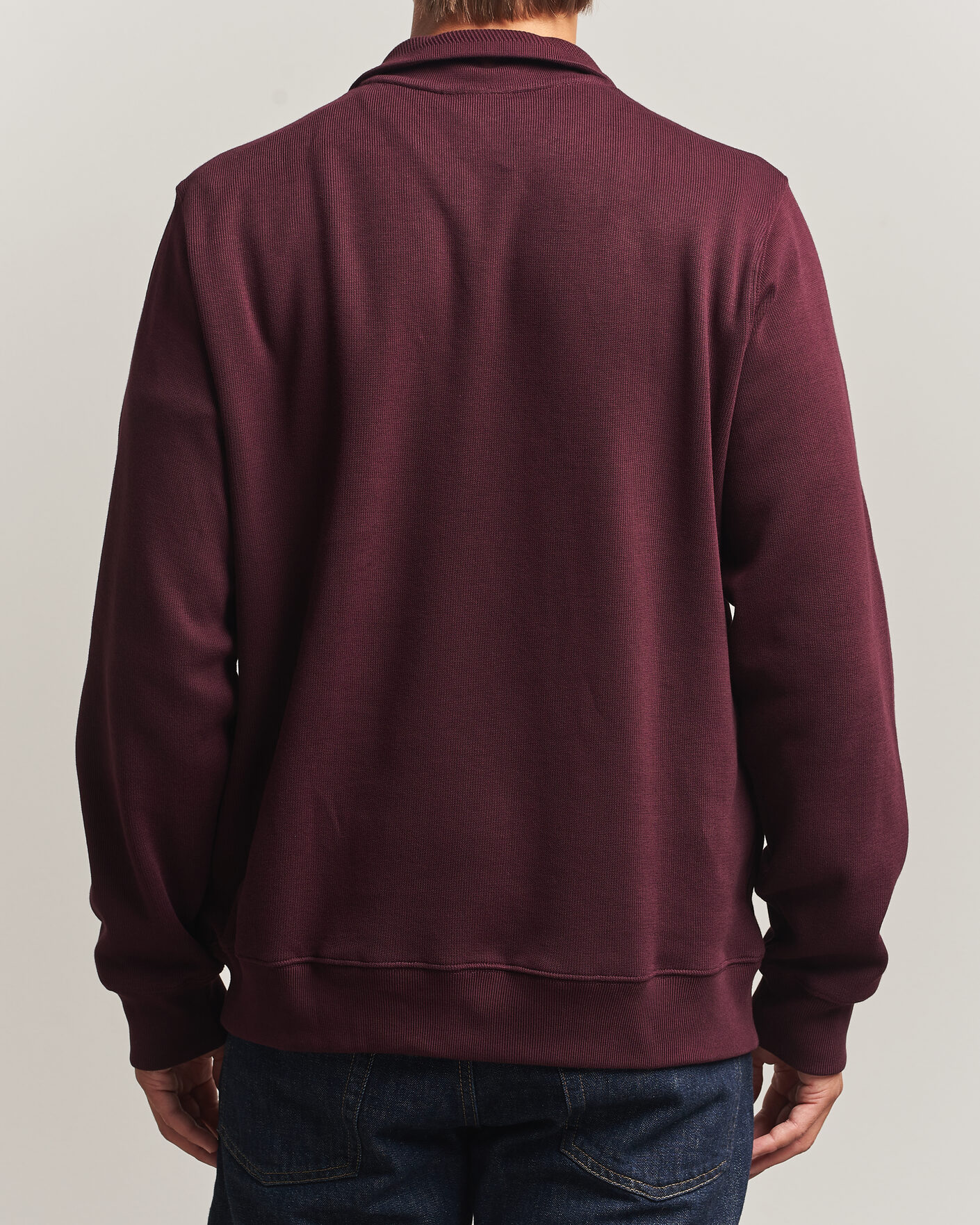 Uomini | Maglieria | Lacoste | Rib Interlock Half Zip Oxalis