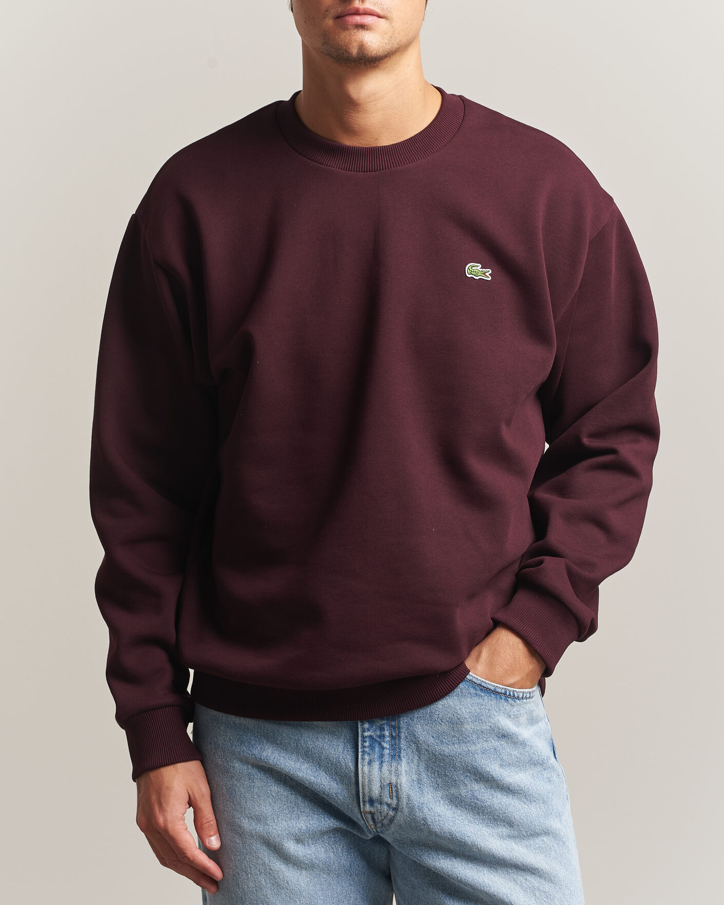 Uomini | Maglieria | Lacoste | Crew Neck Sweatshirt Oxalis