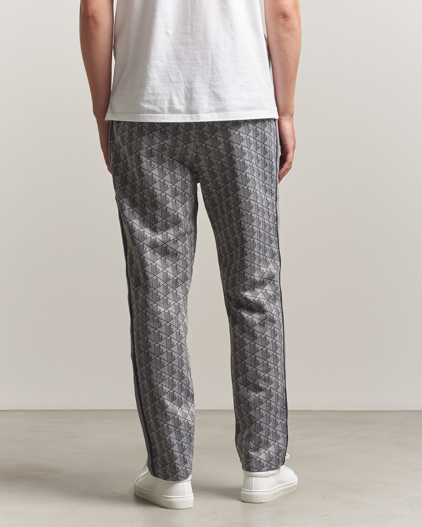 Uomini | Pantaloni | Lacoste | Monogram Track Pants Calluna/Graphite