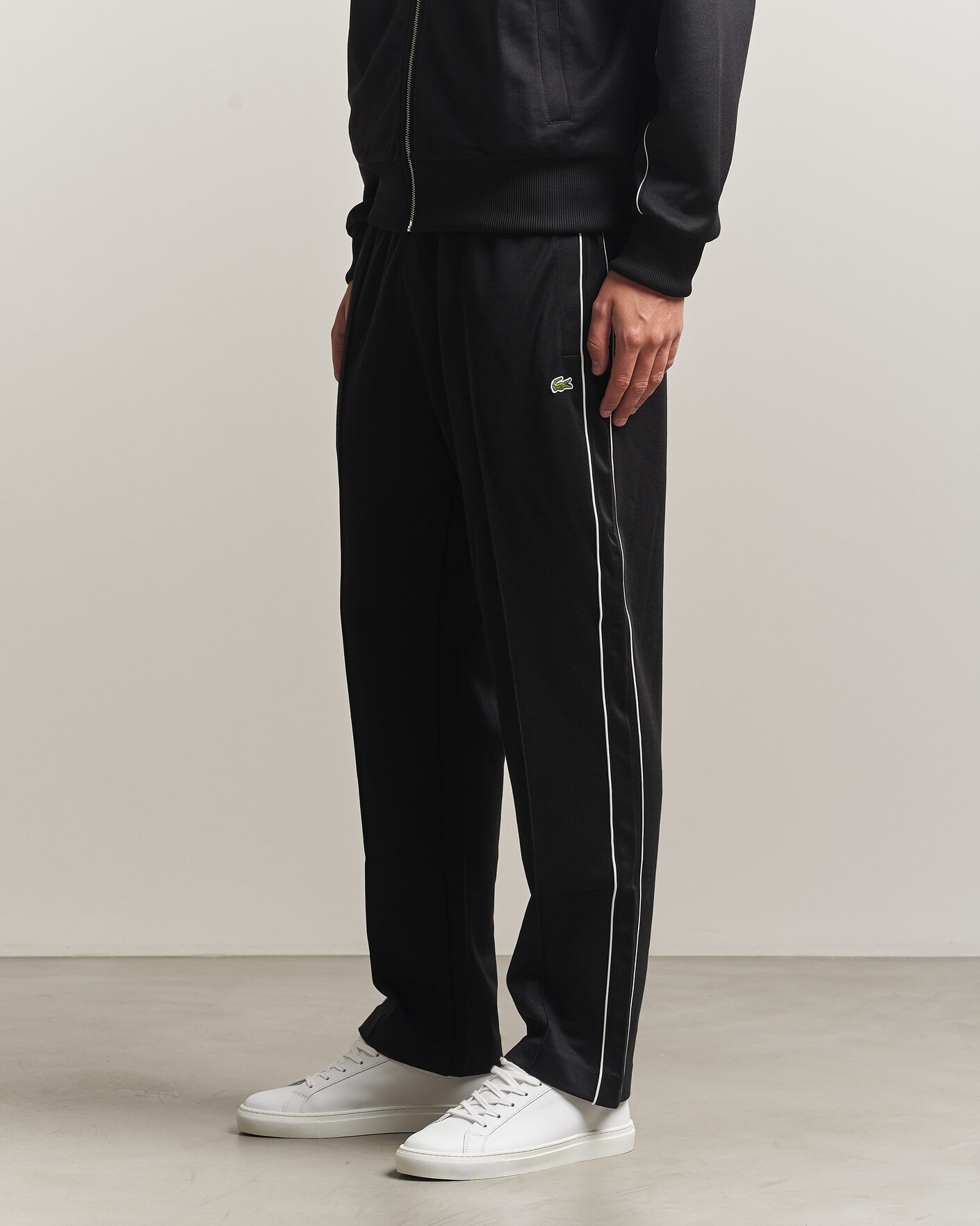 Uomini | Pantaloni | Lacoste | Piqué Track Pants Black