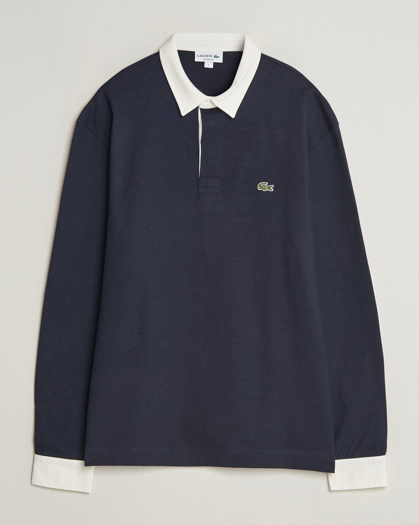 Uomini | Maglieria | Lacoste | Heavy Cotton Rugger Dark Navy