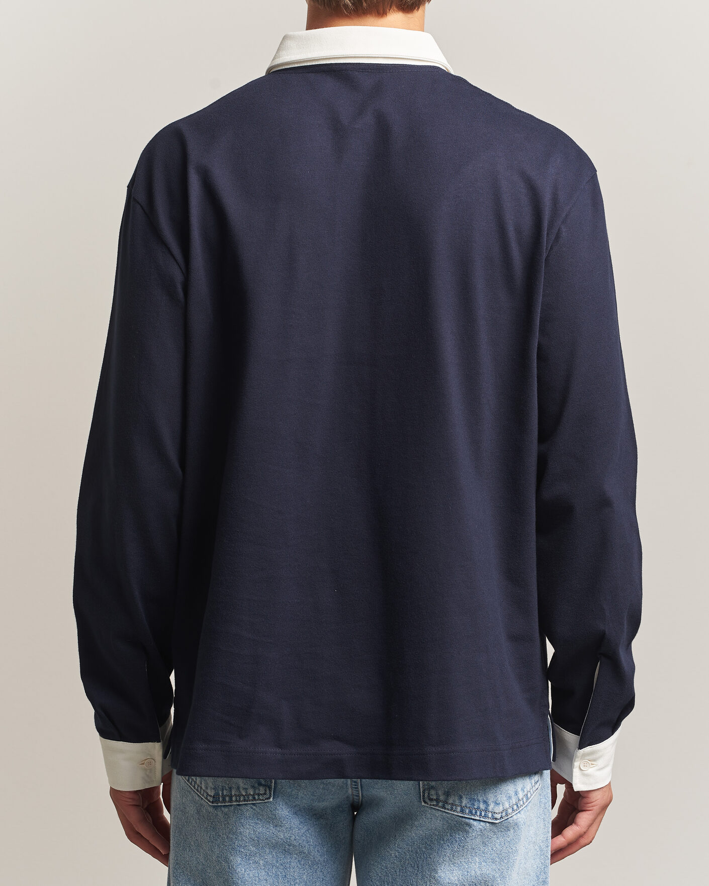 Uomini | Maglieria | Lacoste | Heavy Cotton Rugger Dark Navy