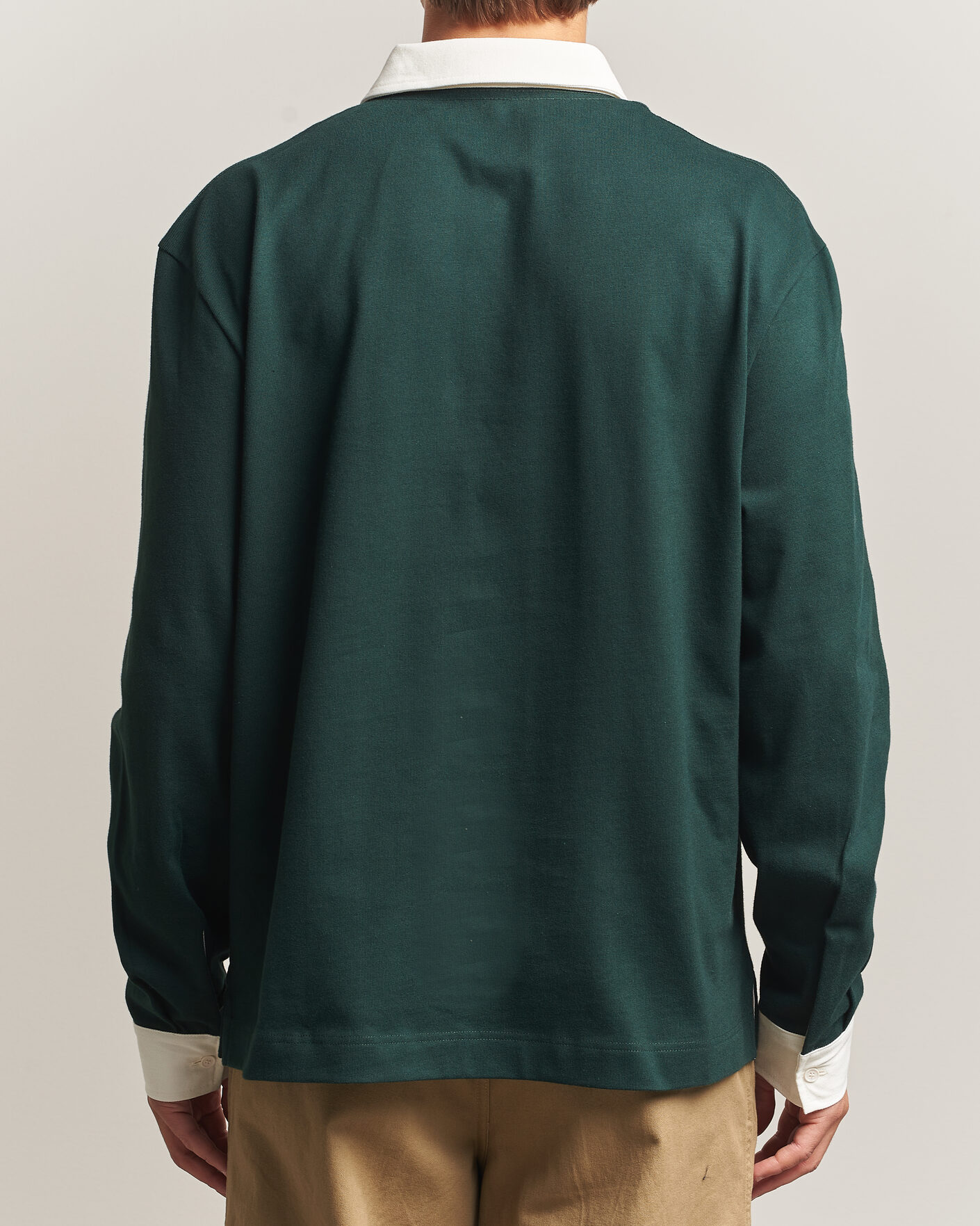 Uomini | Maglieria | Lacoste | Heavy Cotton Rugger Sinople