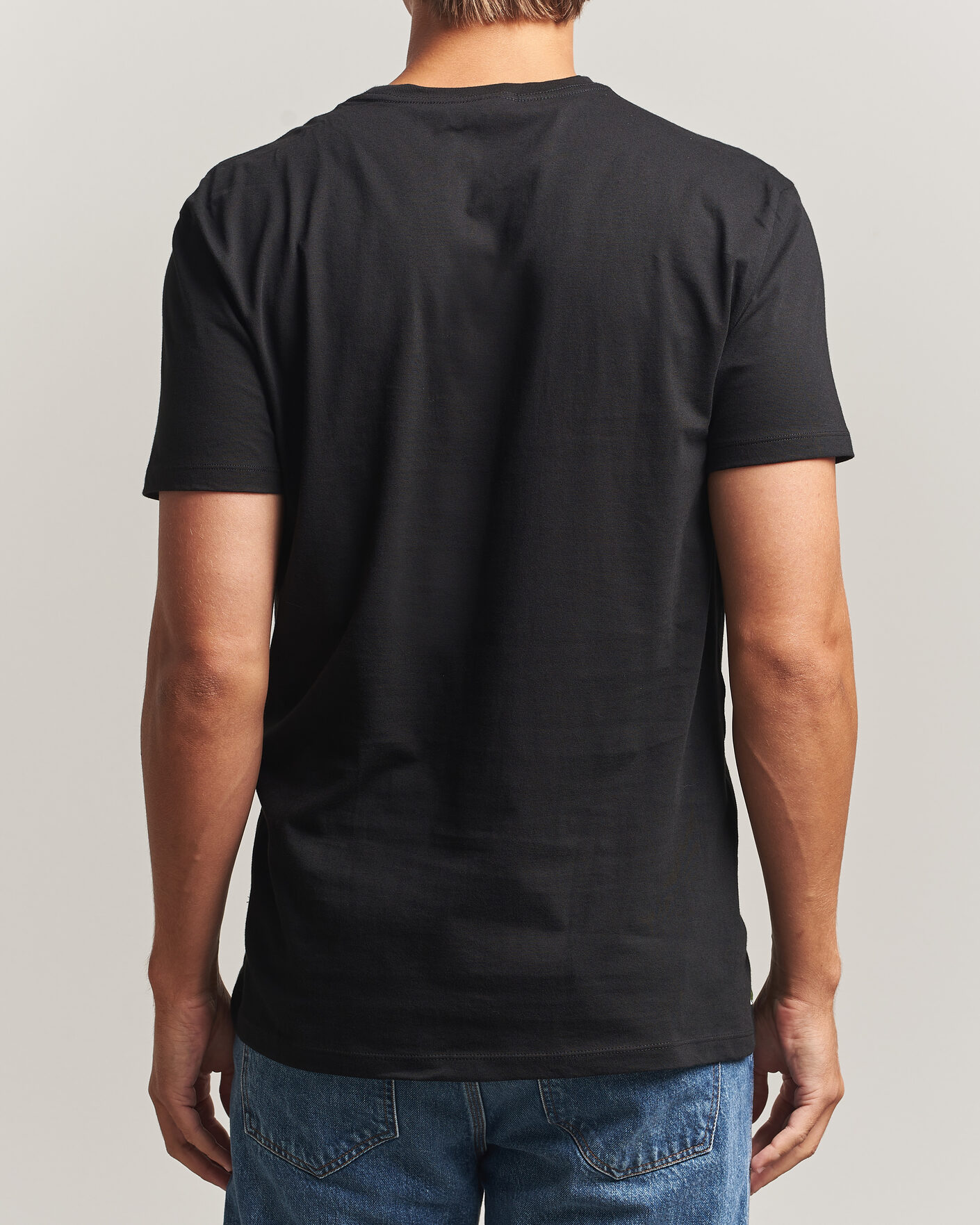 Uomini | T-shirt | Lacoste | 3-Pack Crew Neck T-Shirt Black
