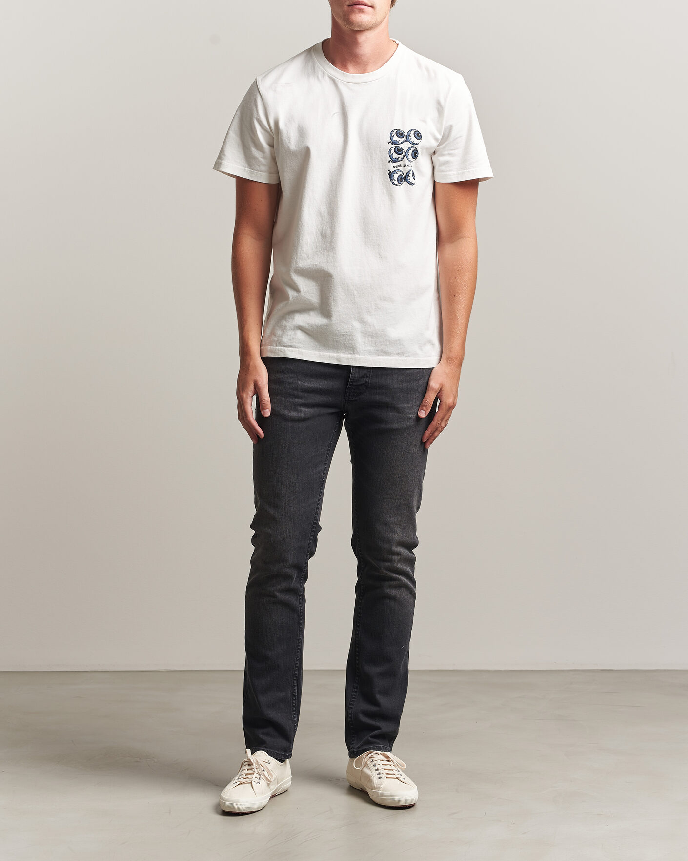 Uomini | Jeans | Nudie Jeans | Grim Tim Jeans Black Mist