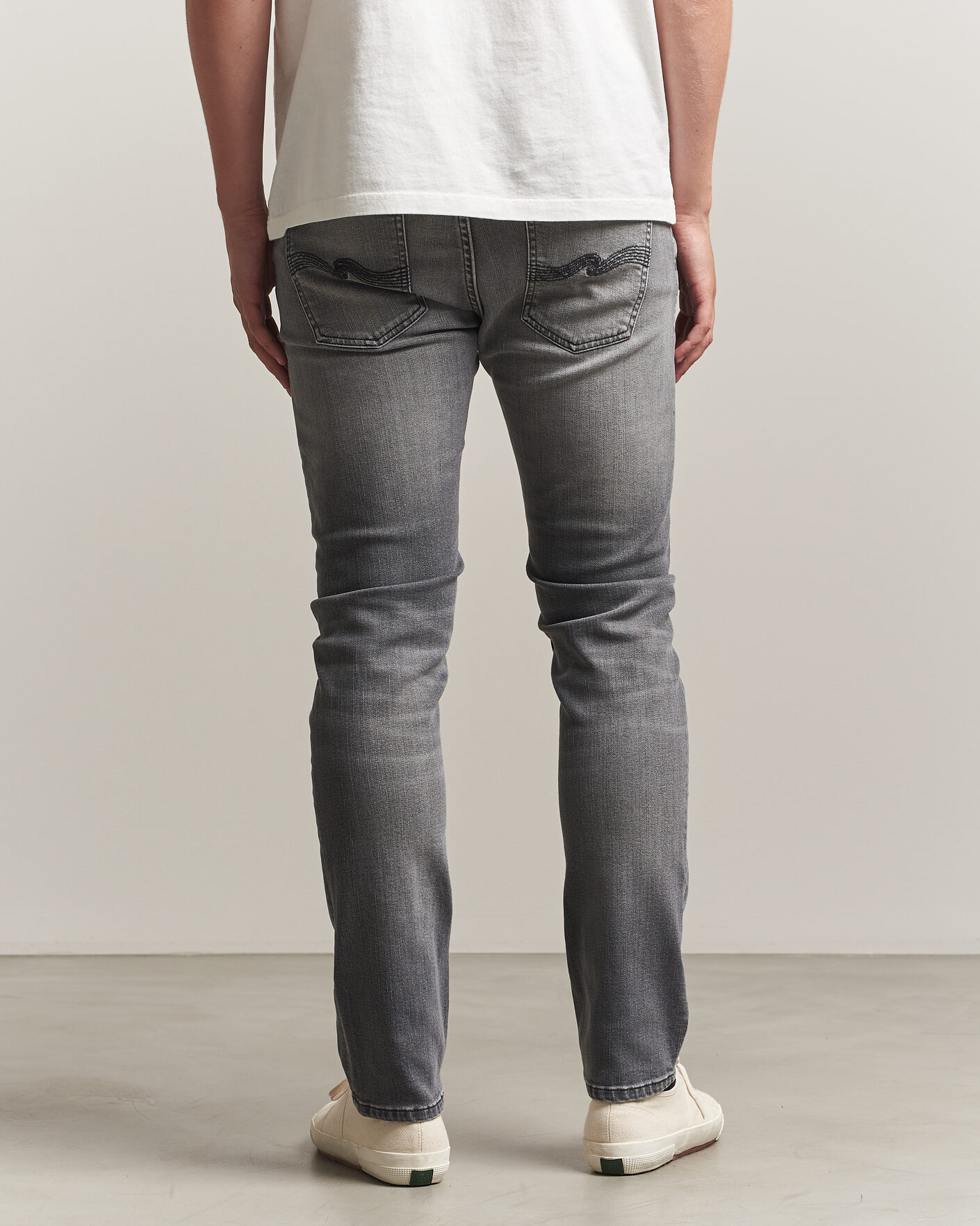 Uomini | Jeans | Nudie Jeans | Lean Dean Jeans Grey Wave