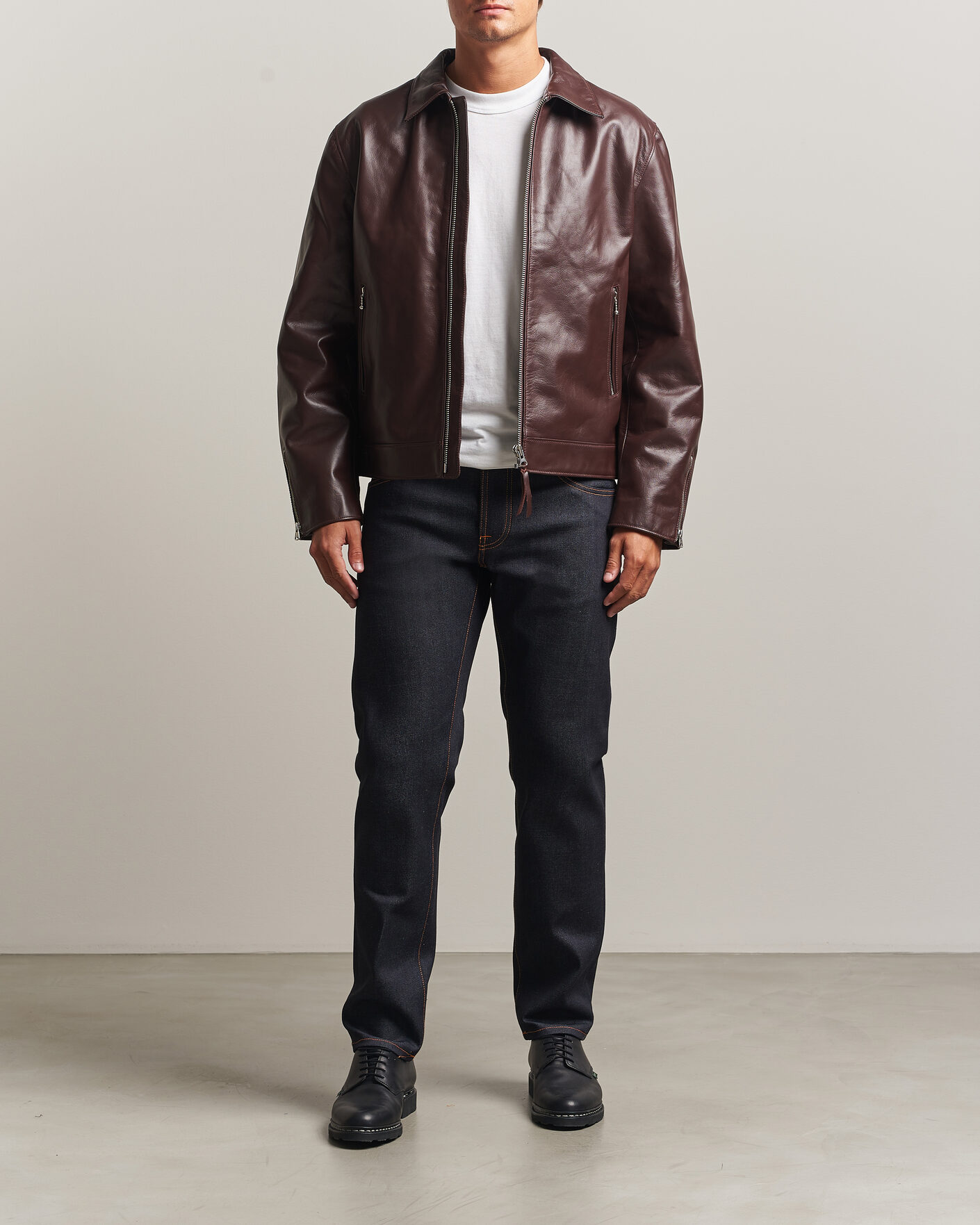 Uomini | Jeans | Nudie Jeans | Solid Ollie Jeans Dry Japan Selvage