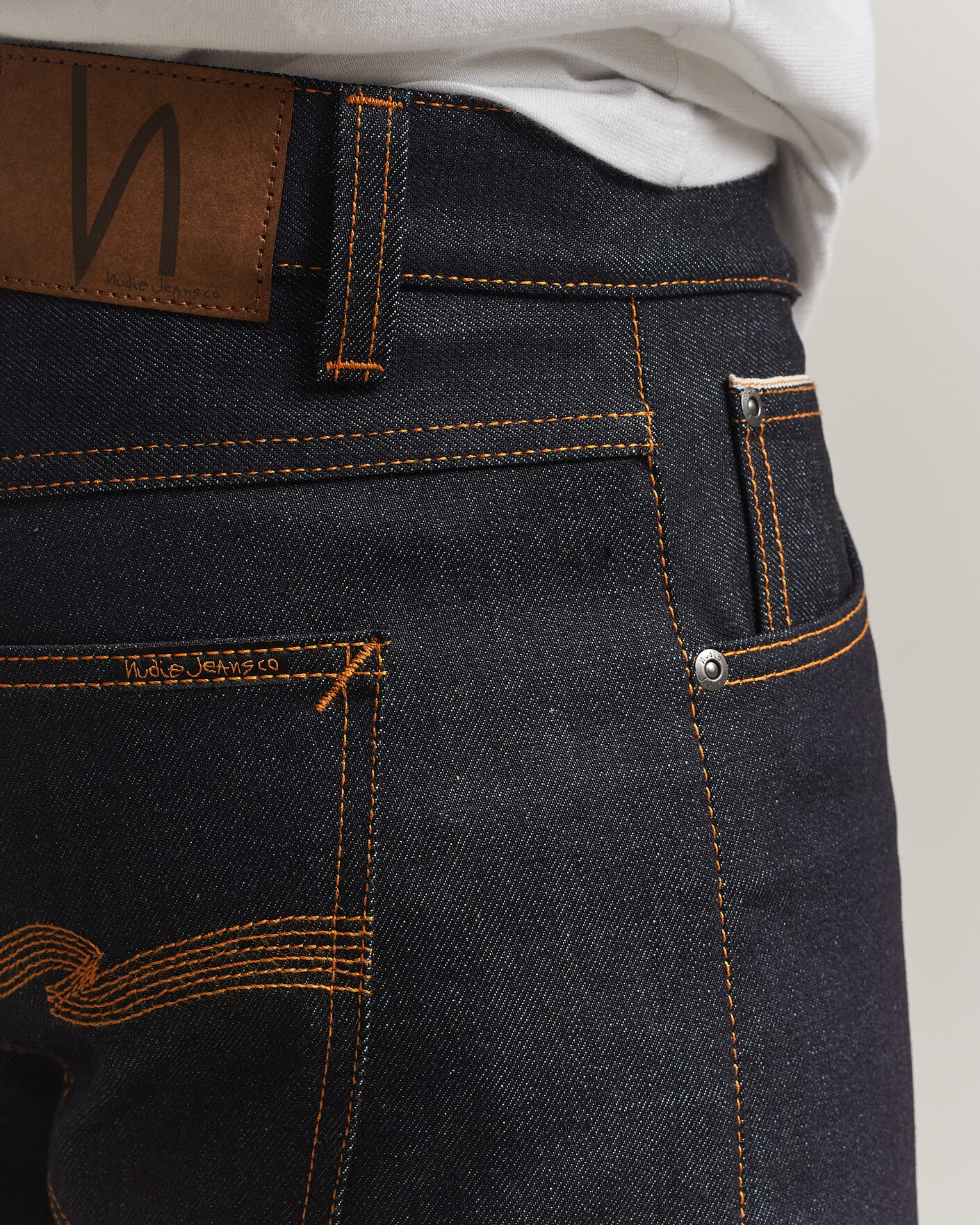 Uomini | Jeans | Nudie Jeans | Solid Ollie Jeans Dry Japan Selvage