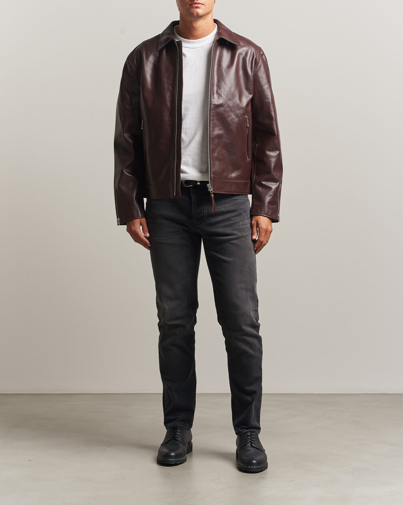 Uomini | Jeans | Nudie Jeans | Solid Ollie Jeans Black Mist