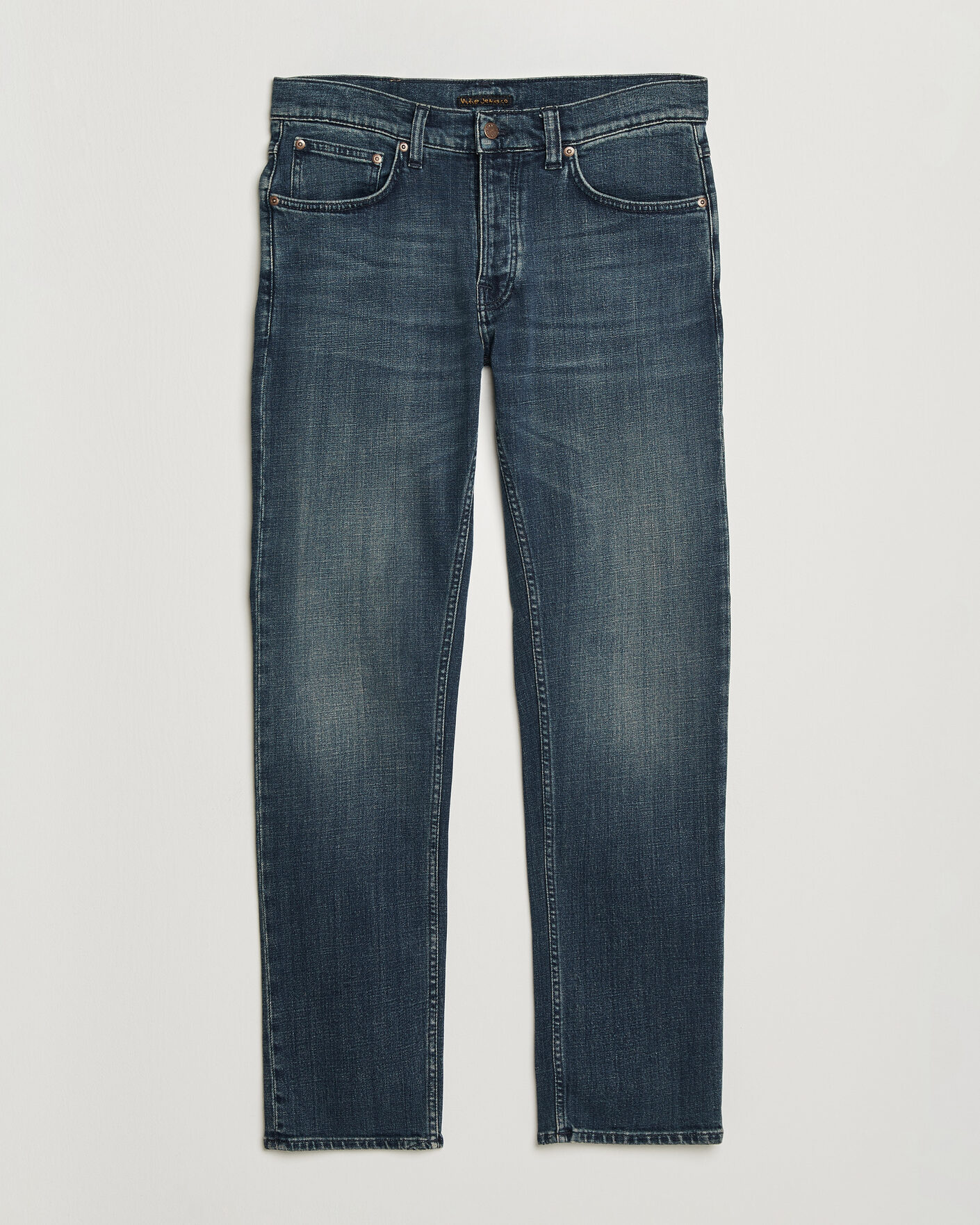 Uomini | Jeans | Nudie Jeans | Solid Ollie Jeans Epic Ink