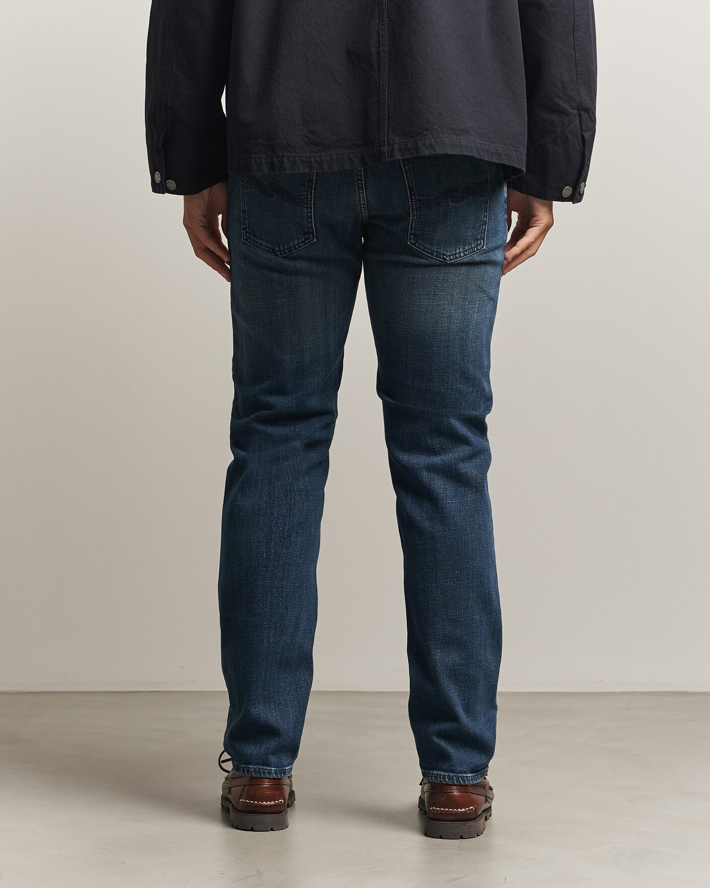 Uomini | Jeans | Nudie Jeans | Solid Ollie Jeans Epic Ink