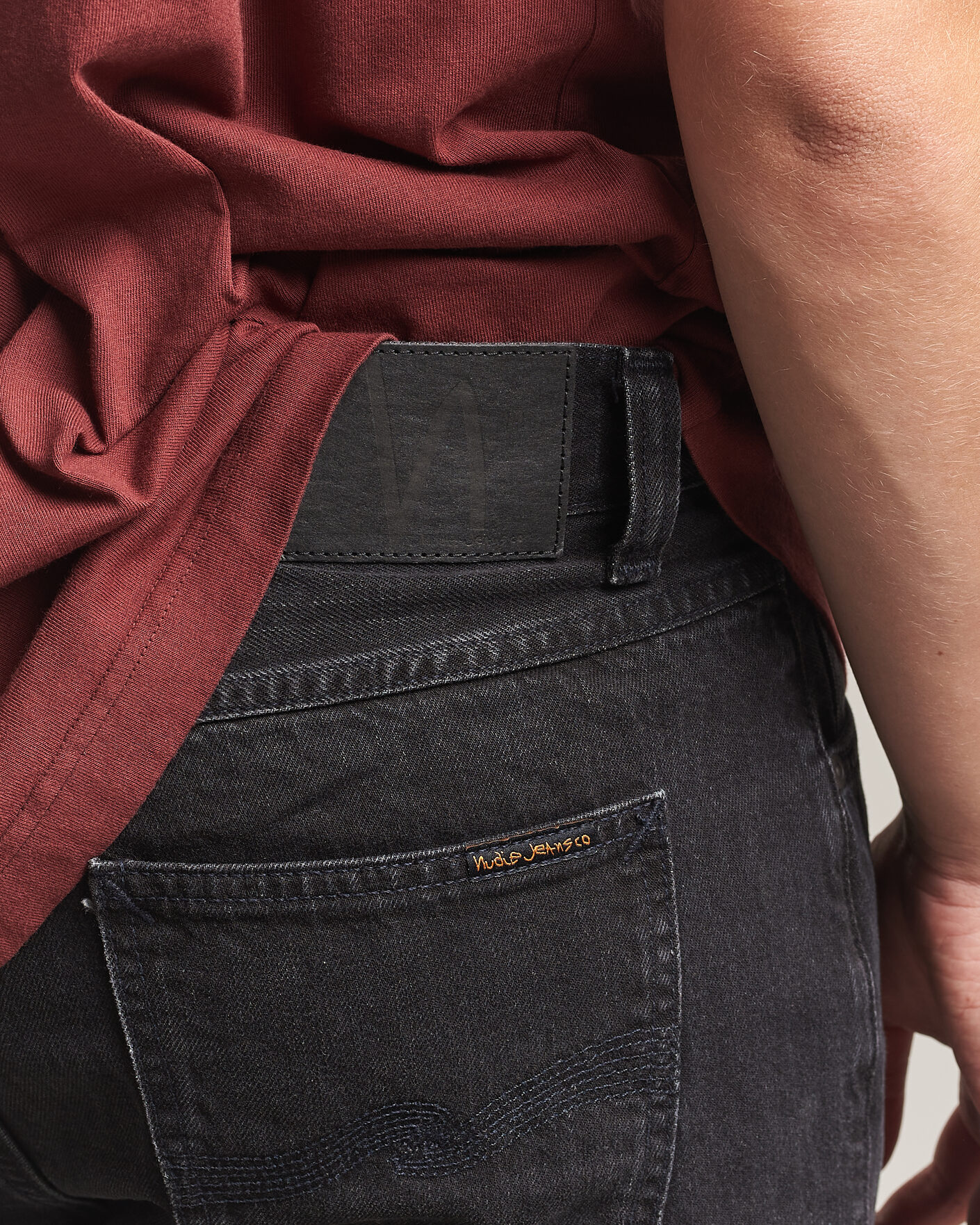 Uomini | Jeans | Nudie Jeans | Steady Eddie II Jeans Black Fog