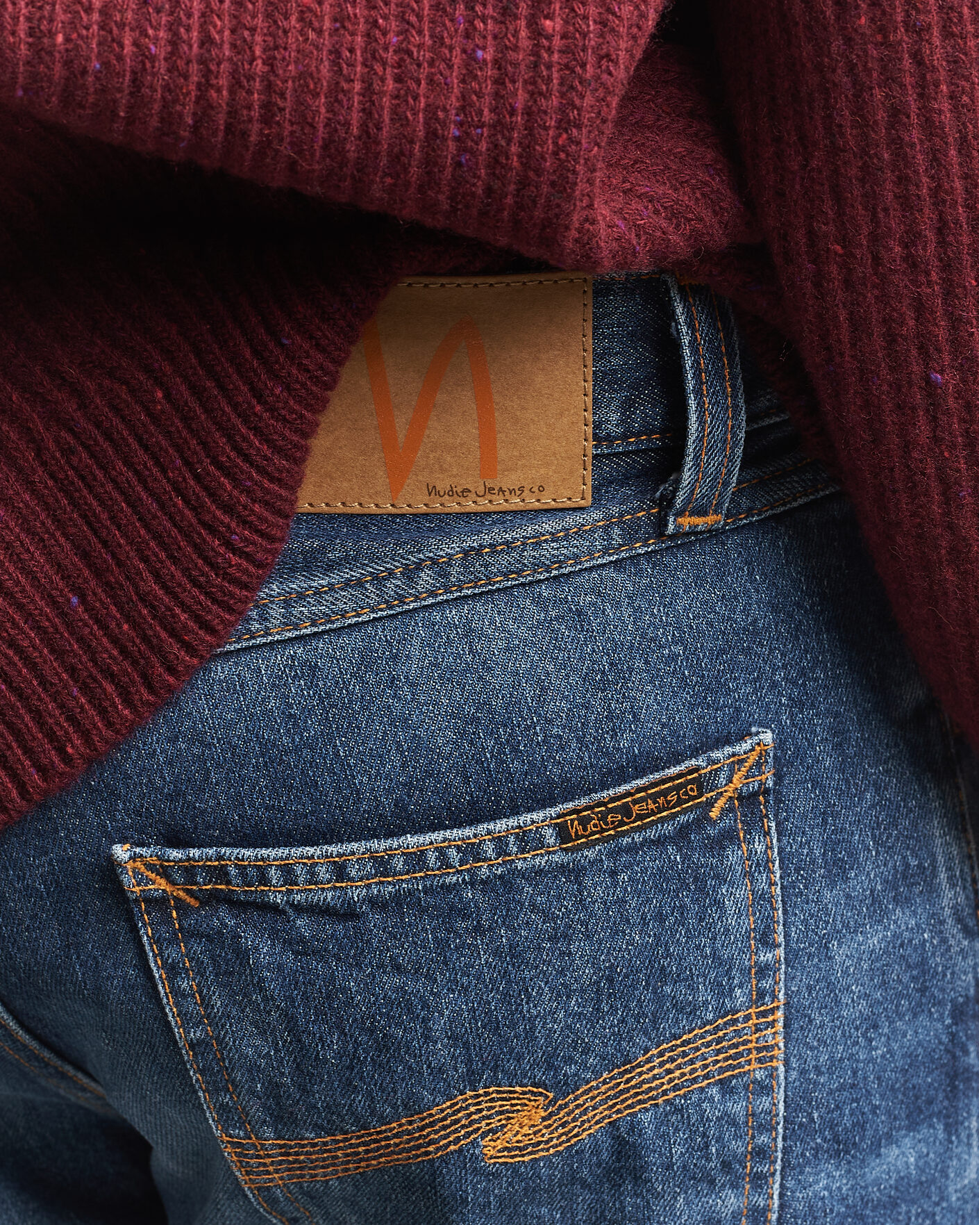 Uomini | Jeans | Nudie Jeans | Steady Eddie II Jeans Twisted Tracks