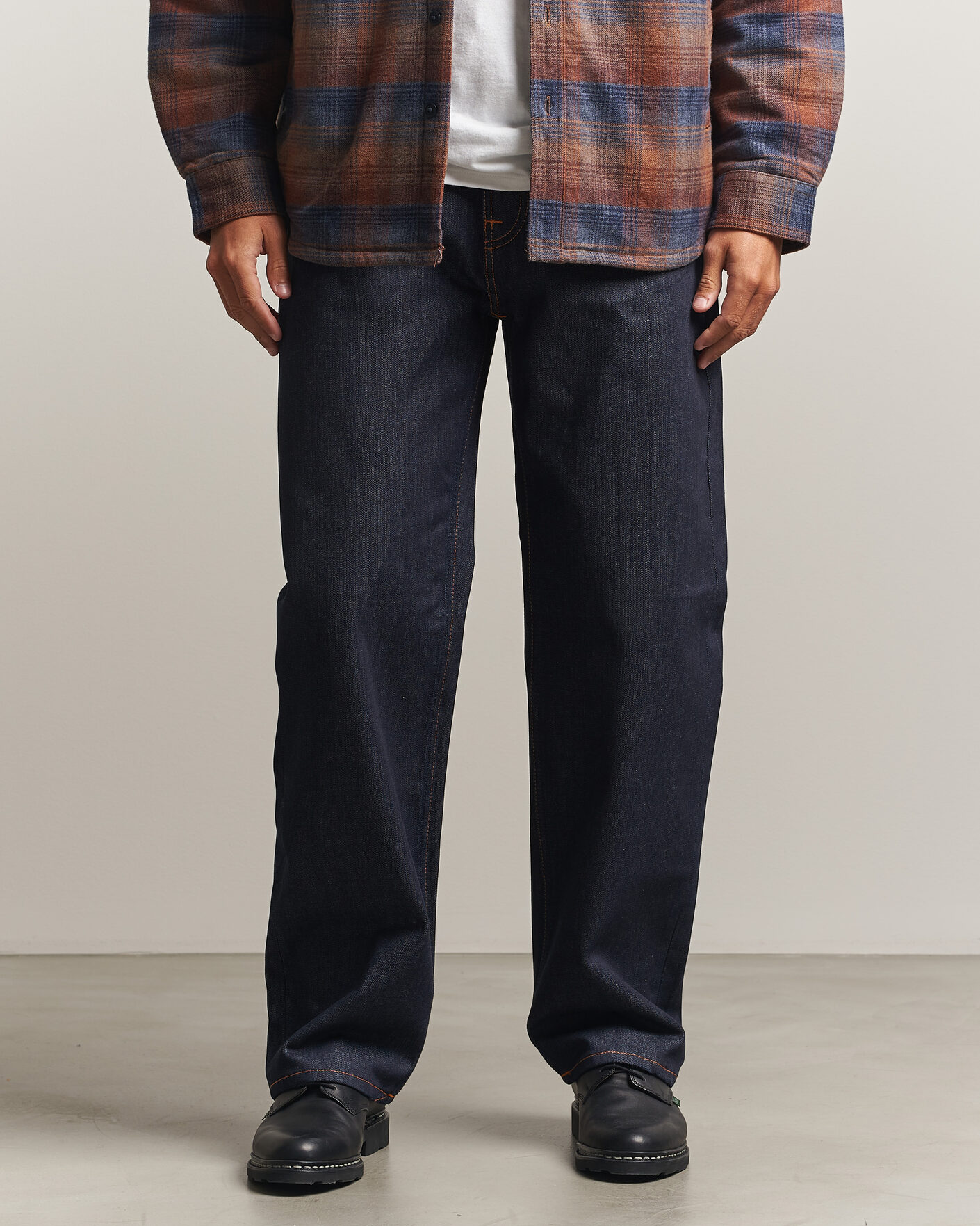 Uomini | Jeans | Nudie Jeans | Tuff Tony Jeans Dry Ecru Waves