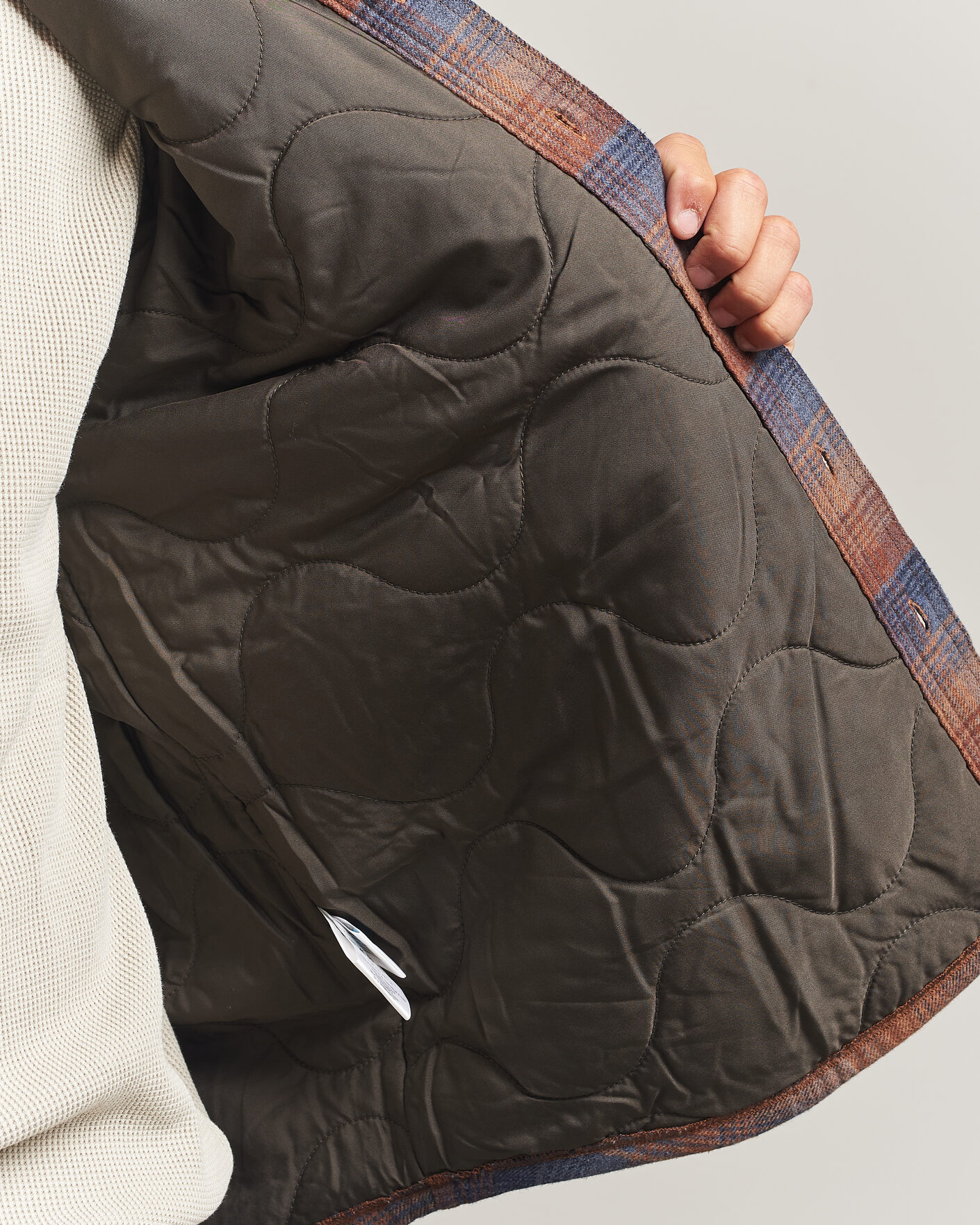 Uomini | Camicie | Nudie Jeans | Glenn Padded Checked Overshirt Multi