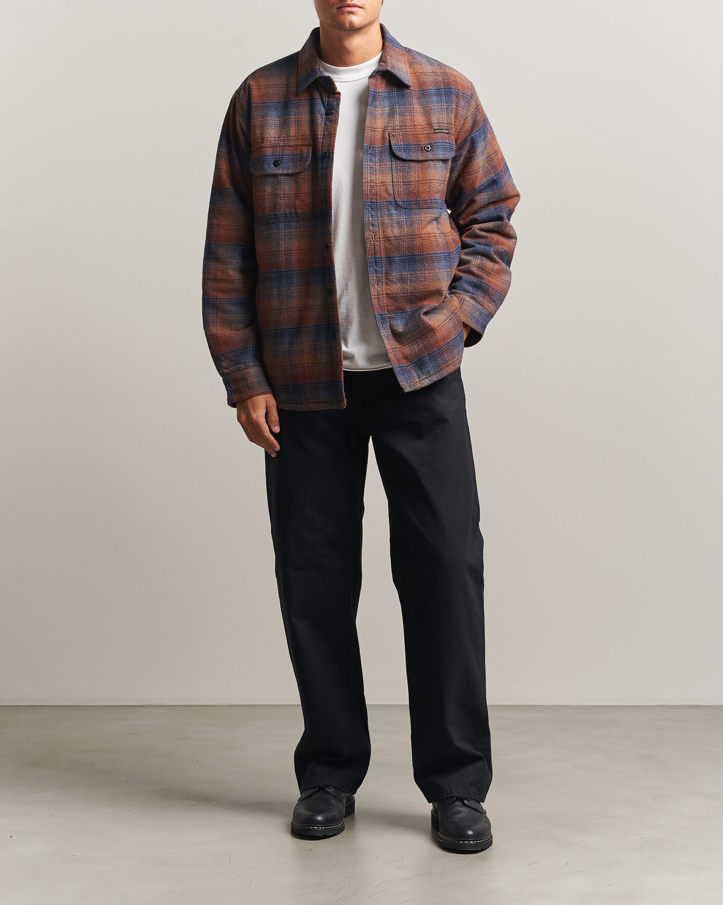 Uomini | Pantaloni | Nudie Jeans | Tuff Tony Duck Canvas Pants Black