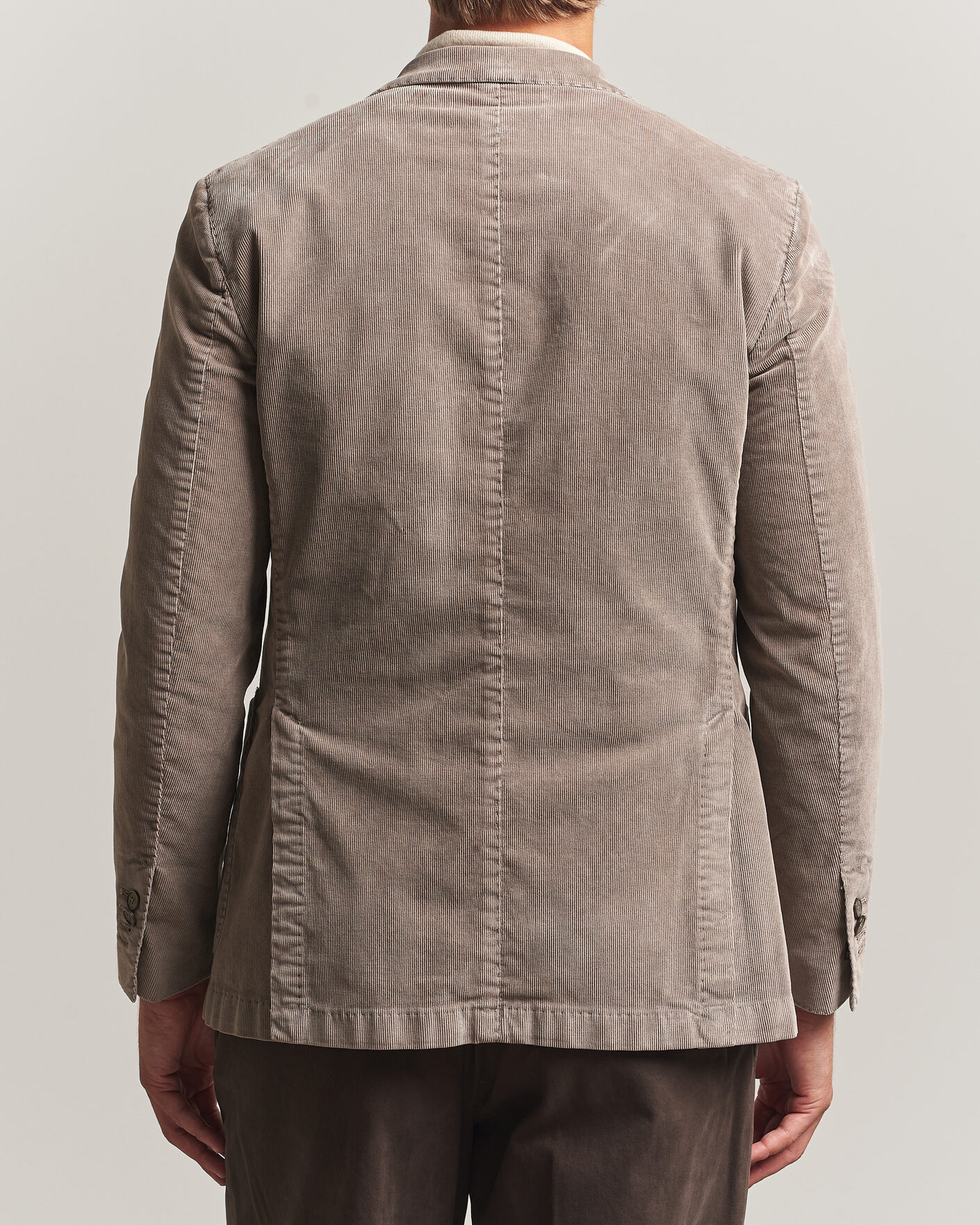 Uomini | Blazers | Santaniello | Corduroy Patch Pocket Blazer Taupe