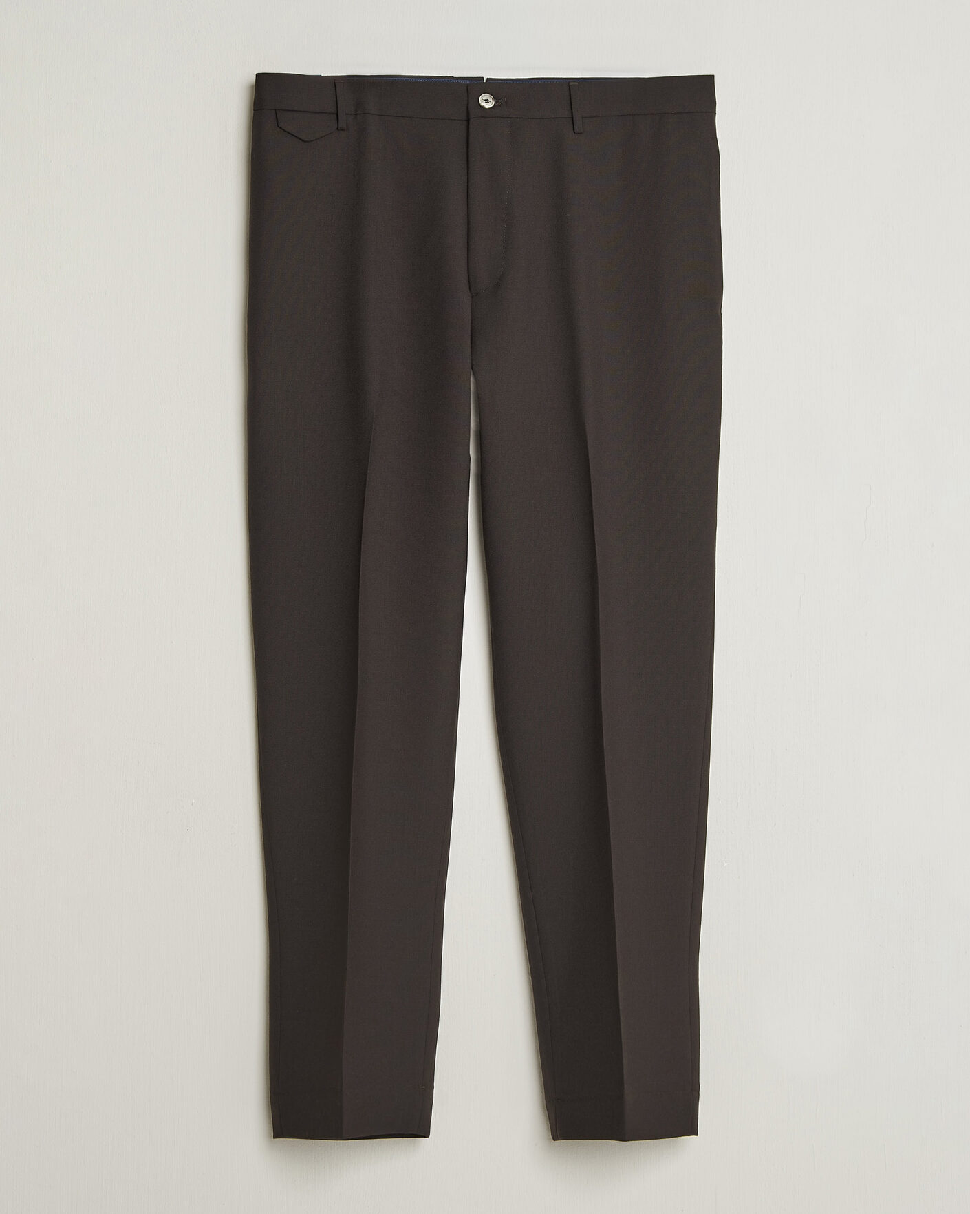 Uomini | Pantaloni | Santaniello | Wool Trousers Brown